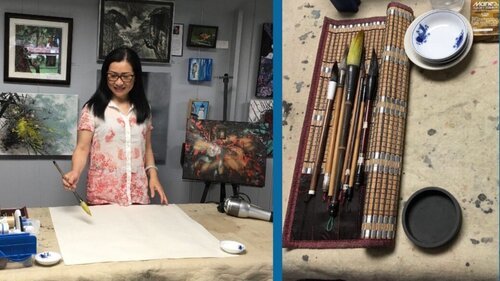  Chinese Calligraphy, Local Artist Yanhui Hazzard 