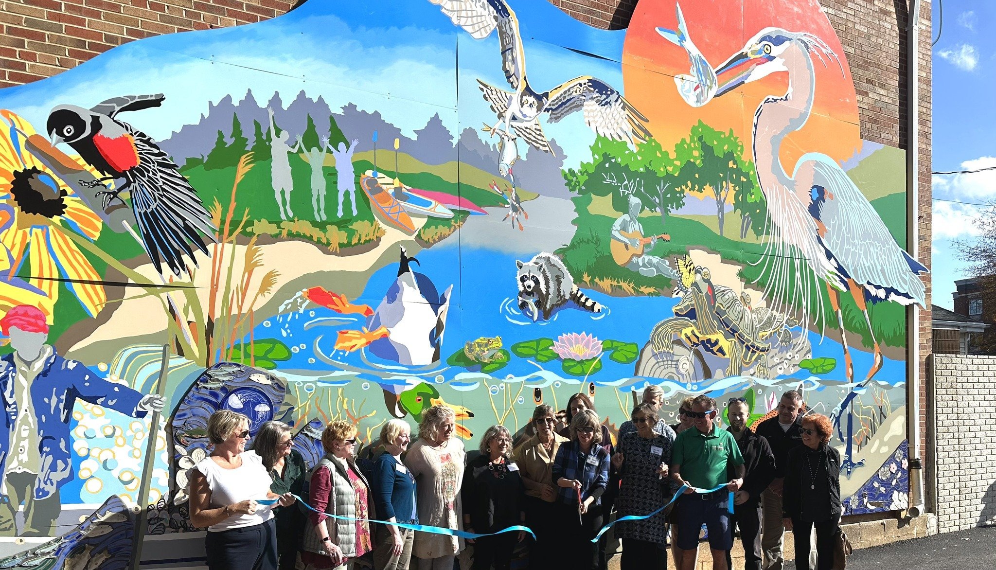 Mural Ribbon Cutting