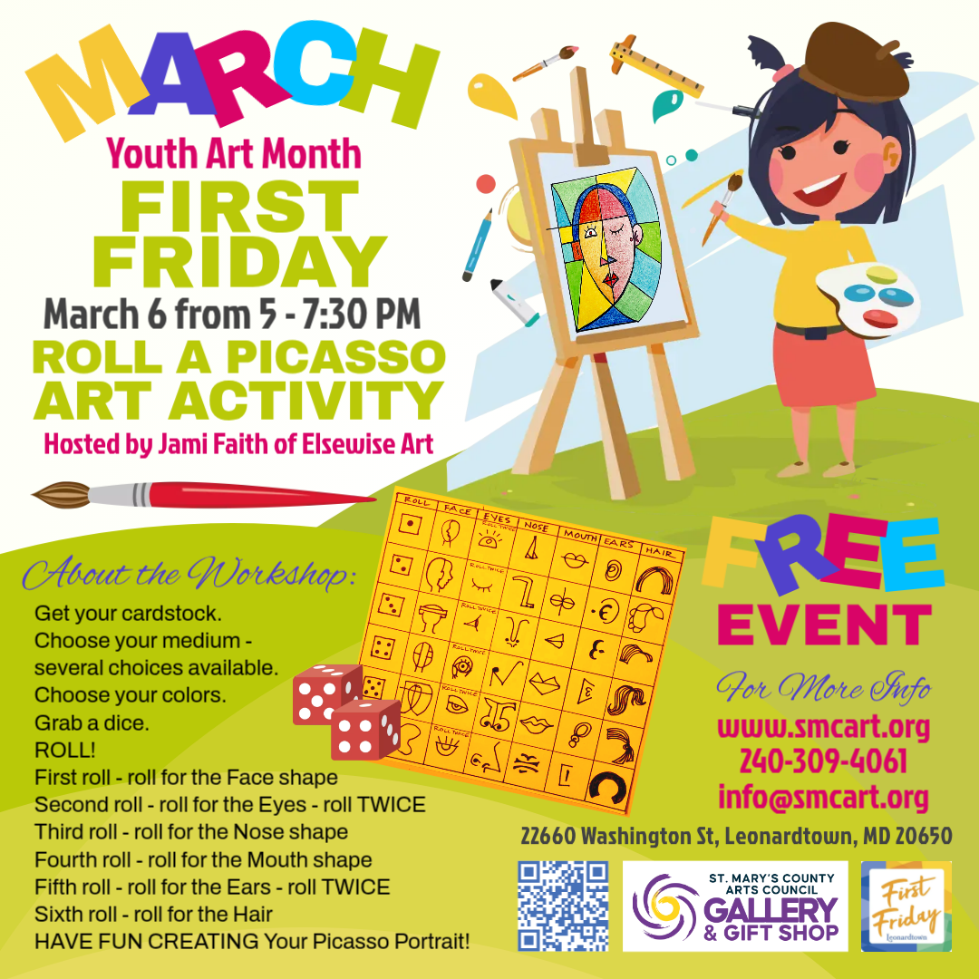 FREE First Friday Art Activity w/ Jami from Elsewise Art!