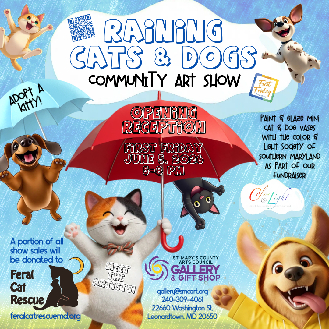 First Friday Opening Reception - Raining Cats &amp; Dogs Community Art Show 