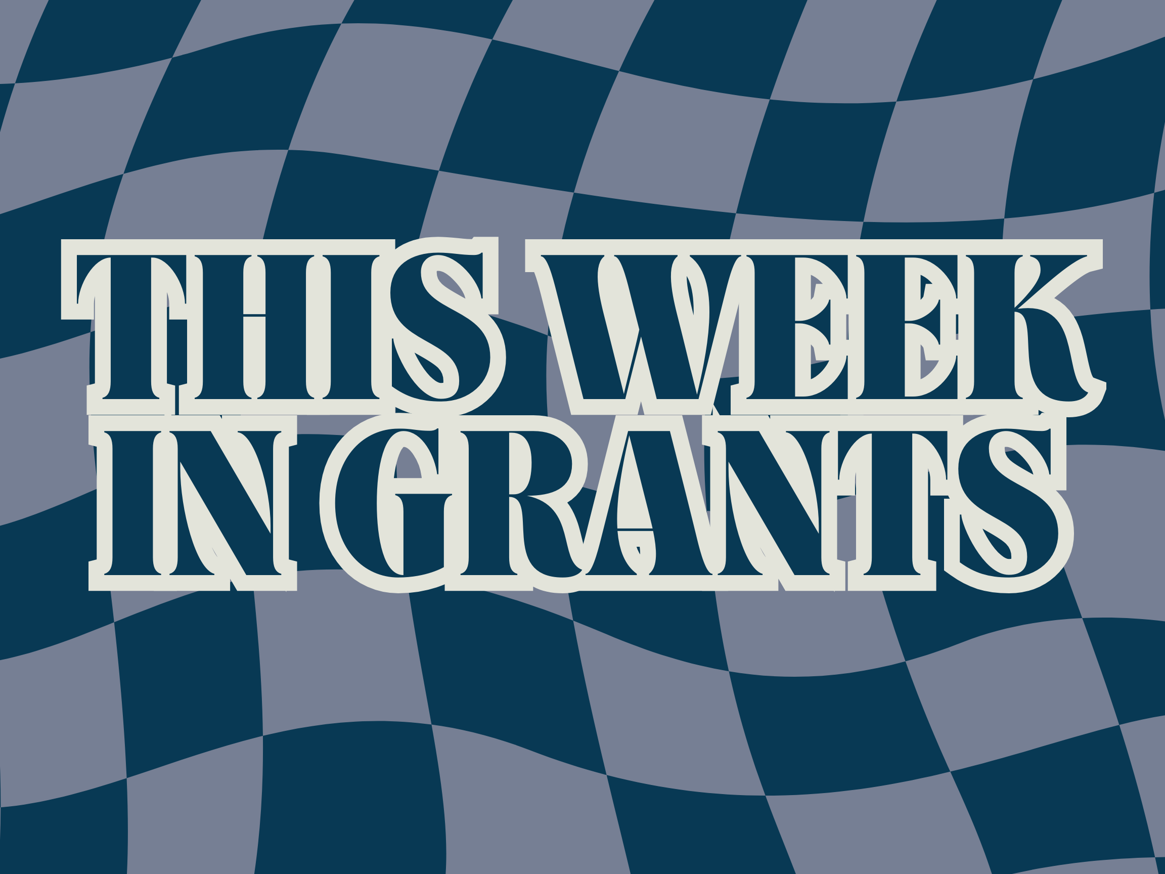 This Week in Grants