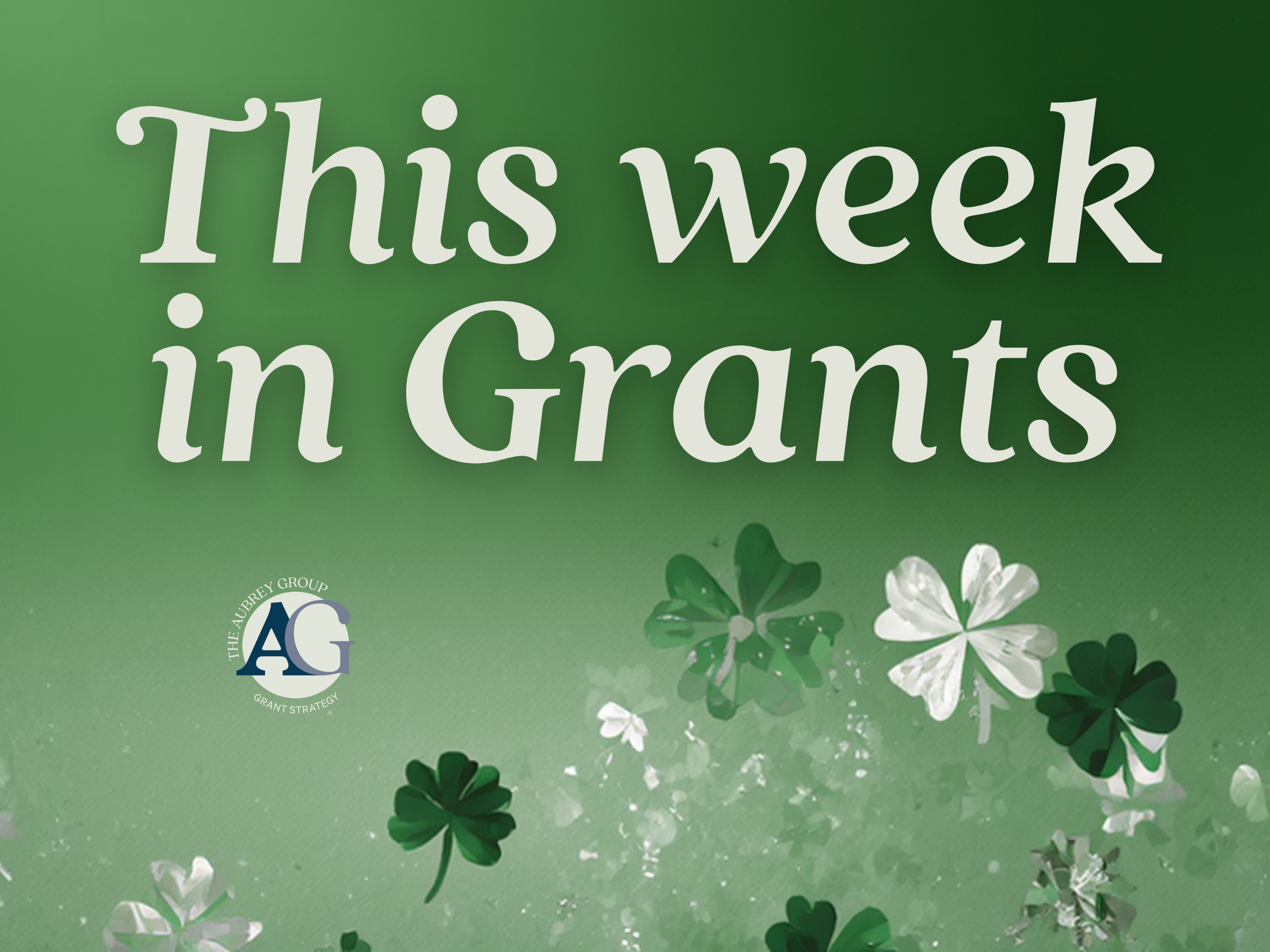 This week in Grants