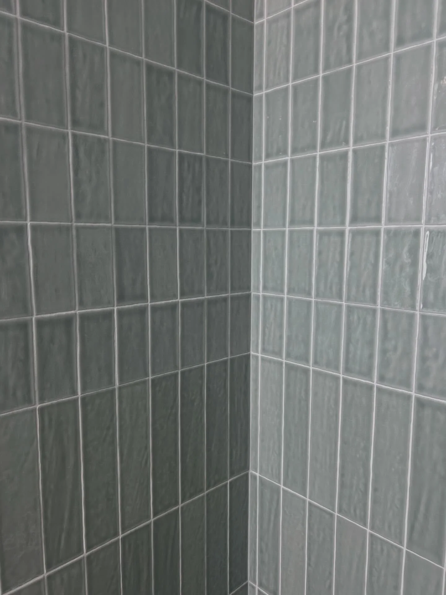 A bathroom in Littleton that is soooo close to being done. I couldn&rsquo;t resist taking some early pics.