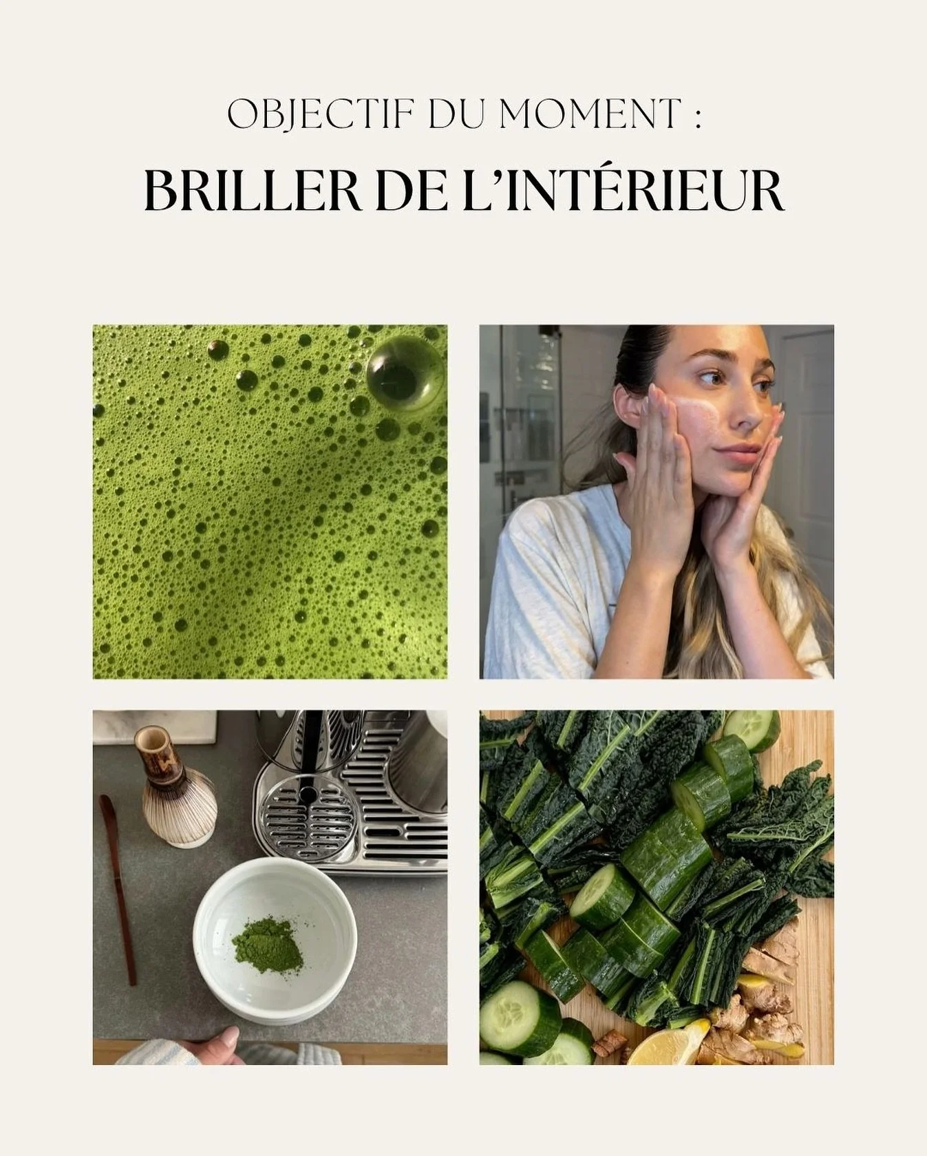 Une routine skincare, c&rsquo;est super important&hellip; mais il faut aussi s&rsquo;aider de l&rsquo;int&eacute;rieur ✨
Que ce soit avec le matcha, une alimentation saine ou des suppl&eacute;ments, tout &ccedil;a a autant d&rsquo;impact sur la peau 