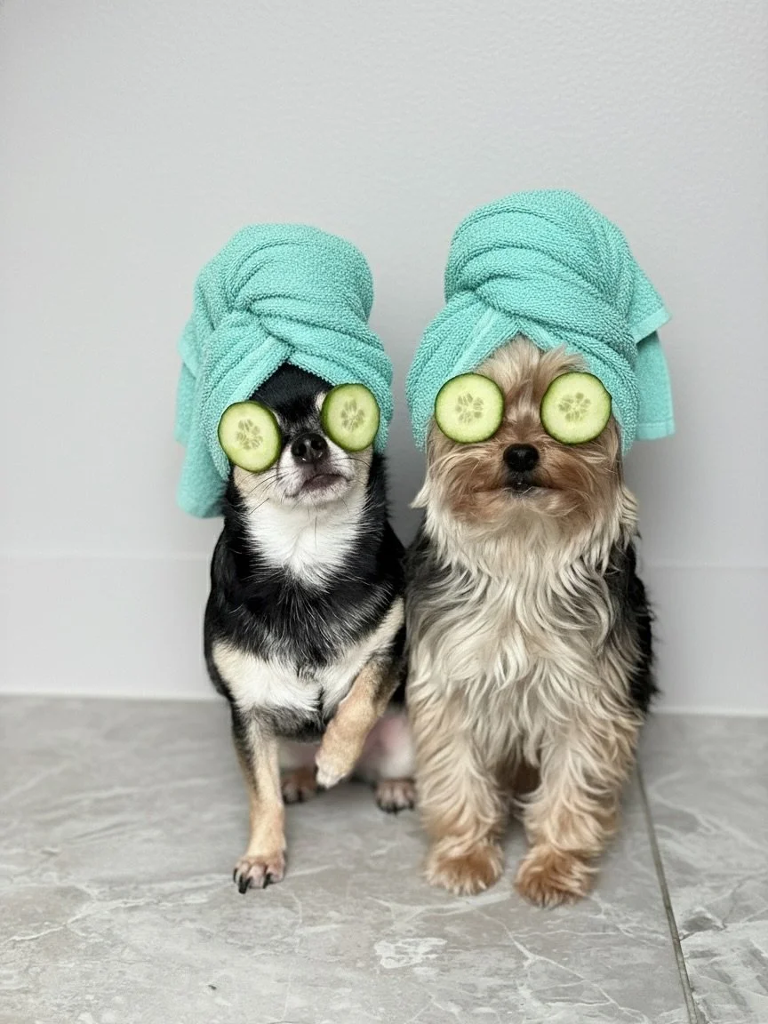 Personne : &hellip;
Moi : &laquo; Et si mes chiens devenaient des ic&ocirc;nes Browgeous pour l&rsquo;Halloween? &raquo; 😏🎃 

Qui est le plus Boo-geous selon vous ?
1 (Kit Kat &amp; Smarties), 🐶🐶 
2 (Kinder) 🐶 
ou 3 (Bueno) ? 🐶