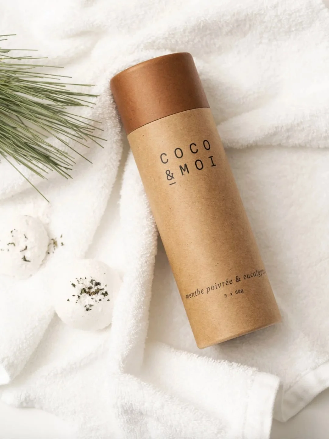 Bombe de Bain | Menthe Poivrée & Eucalyptus - COCO&MOI