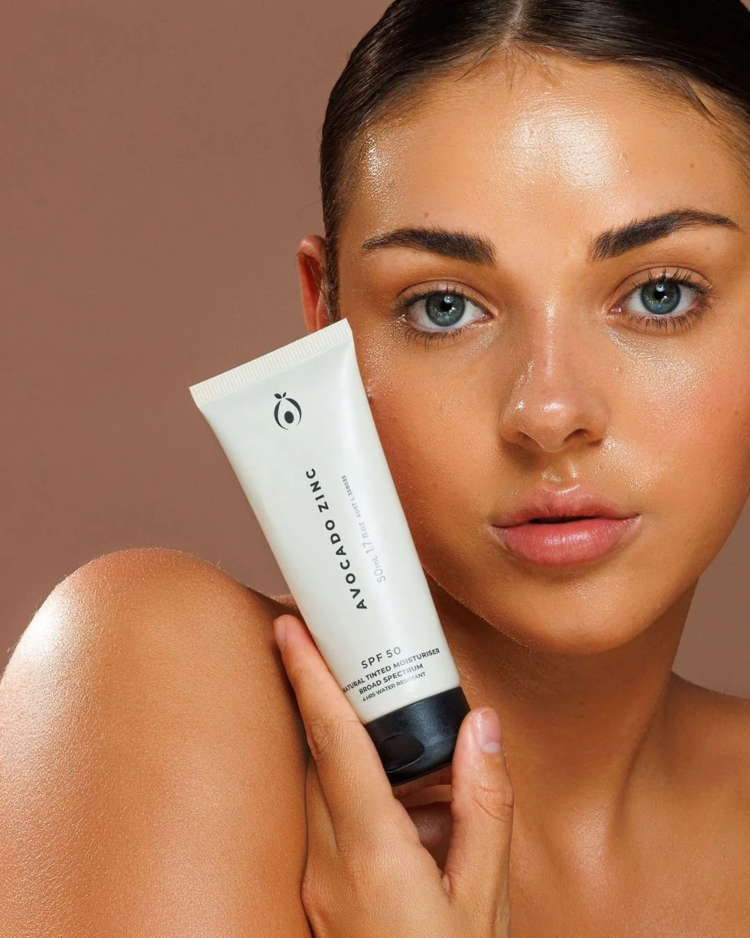 Crème Solaire Teintée SPF 50 - AVOCADO ZINC