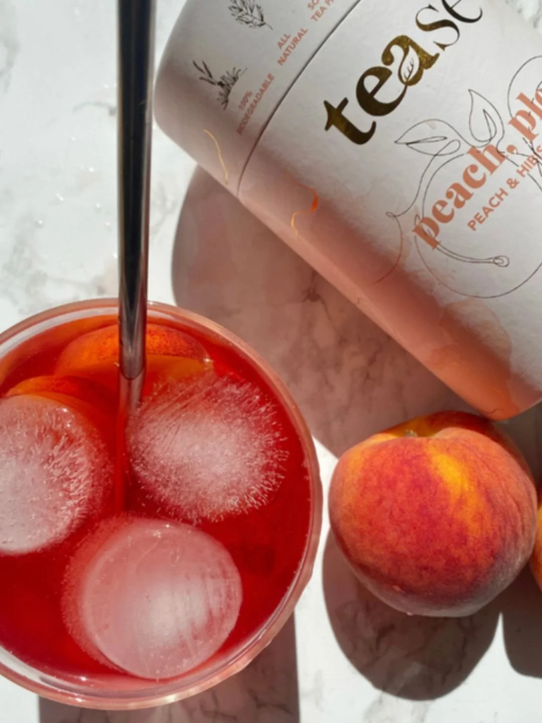 Thé aux Pêches (feuilles en vrac) | Peach Please - TEASE TEA