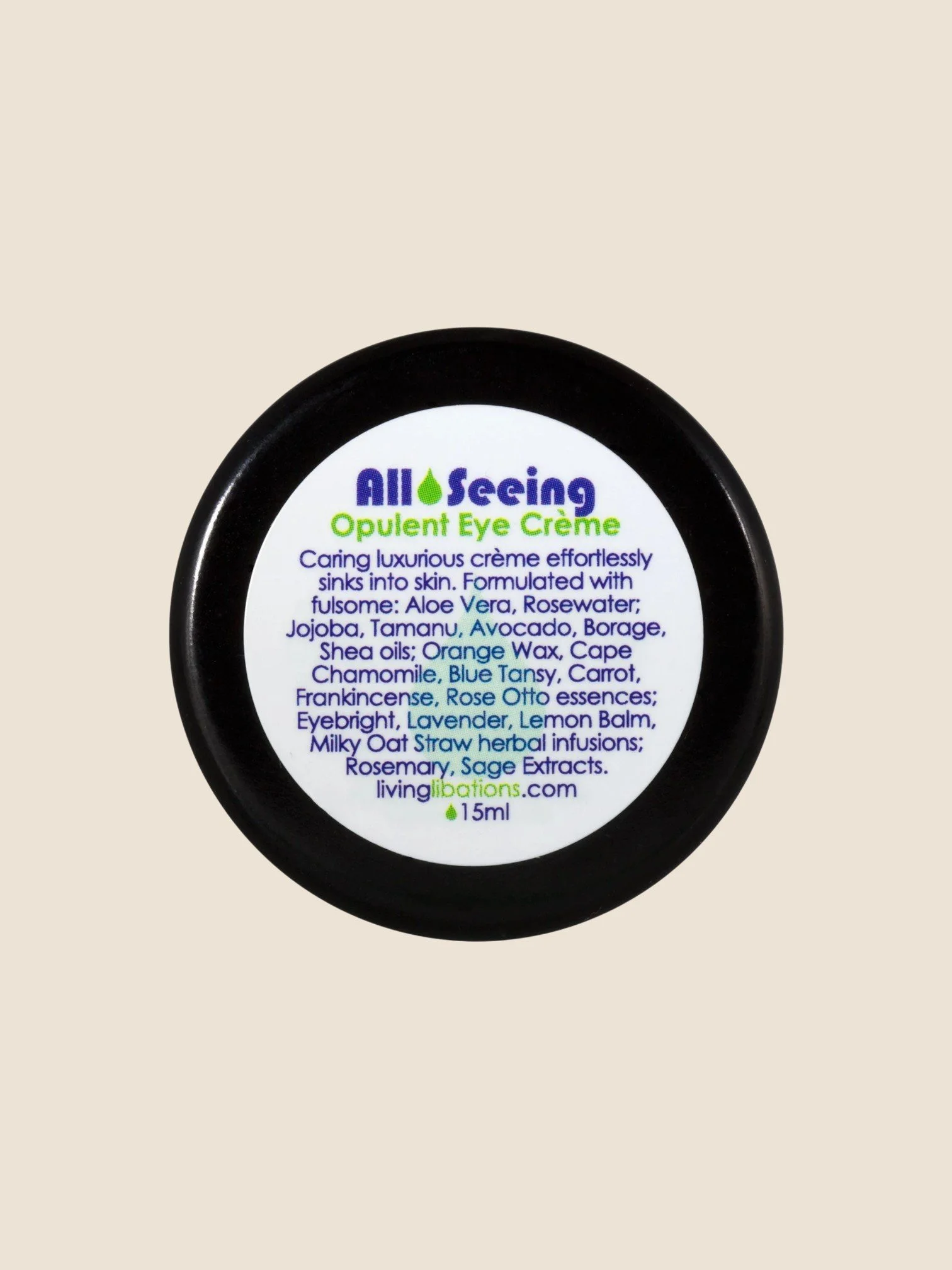 Crème Opulente Contour des Yeux - Living Libations