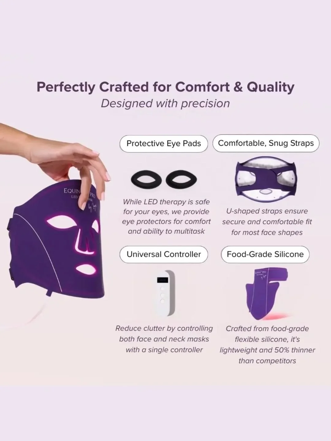 Masque LED Équinoxe™ Pro - LUYORS