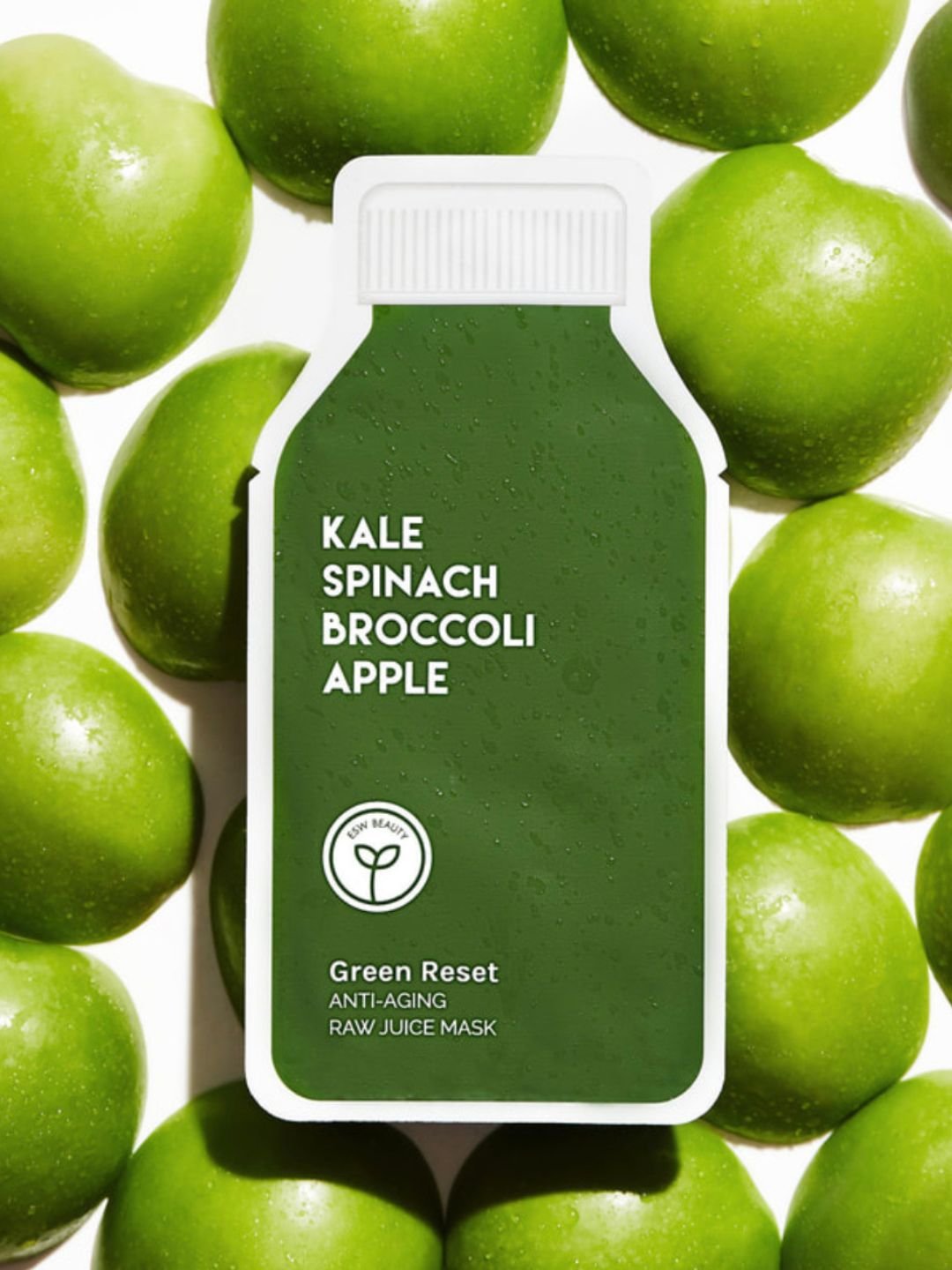 Masque Jus Cru Kale + Épinard | Anti-Âge - ESW BEAUTY