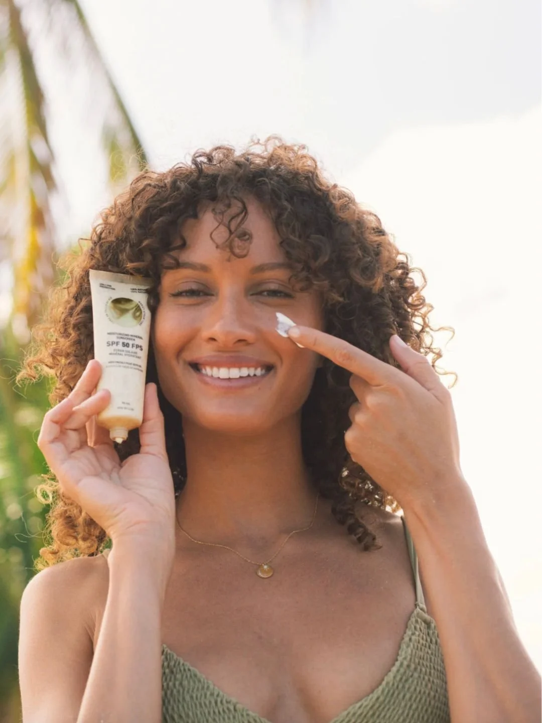 Écran solaire minéral hydratant Noix de coco + Vanille - TANIT