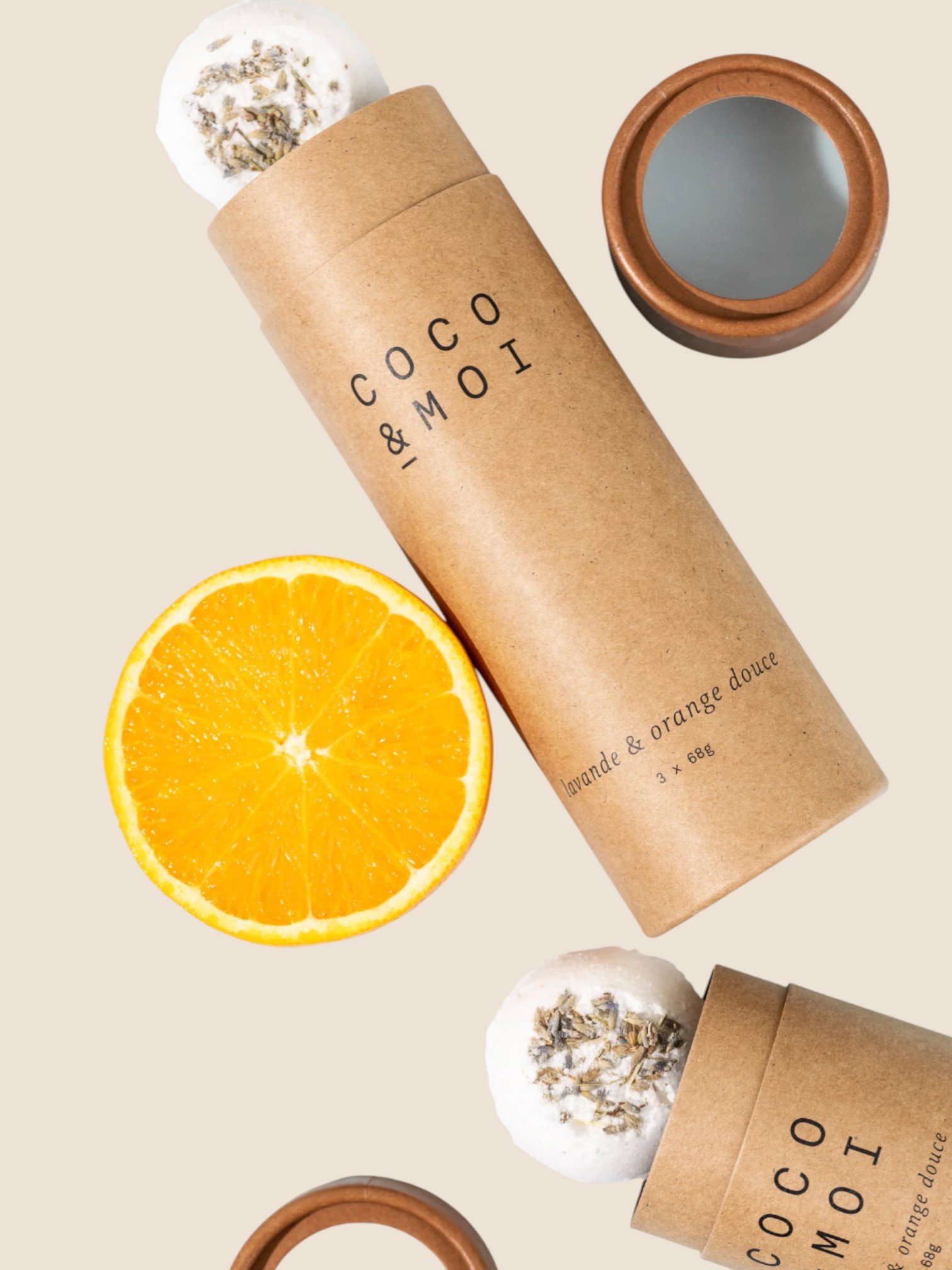 Bombe de Bain | Lavande & Orange Douce - COCO&MOI