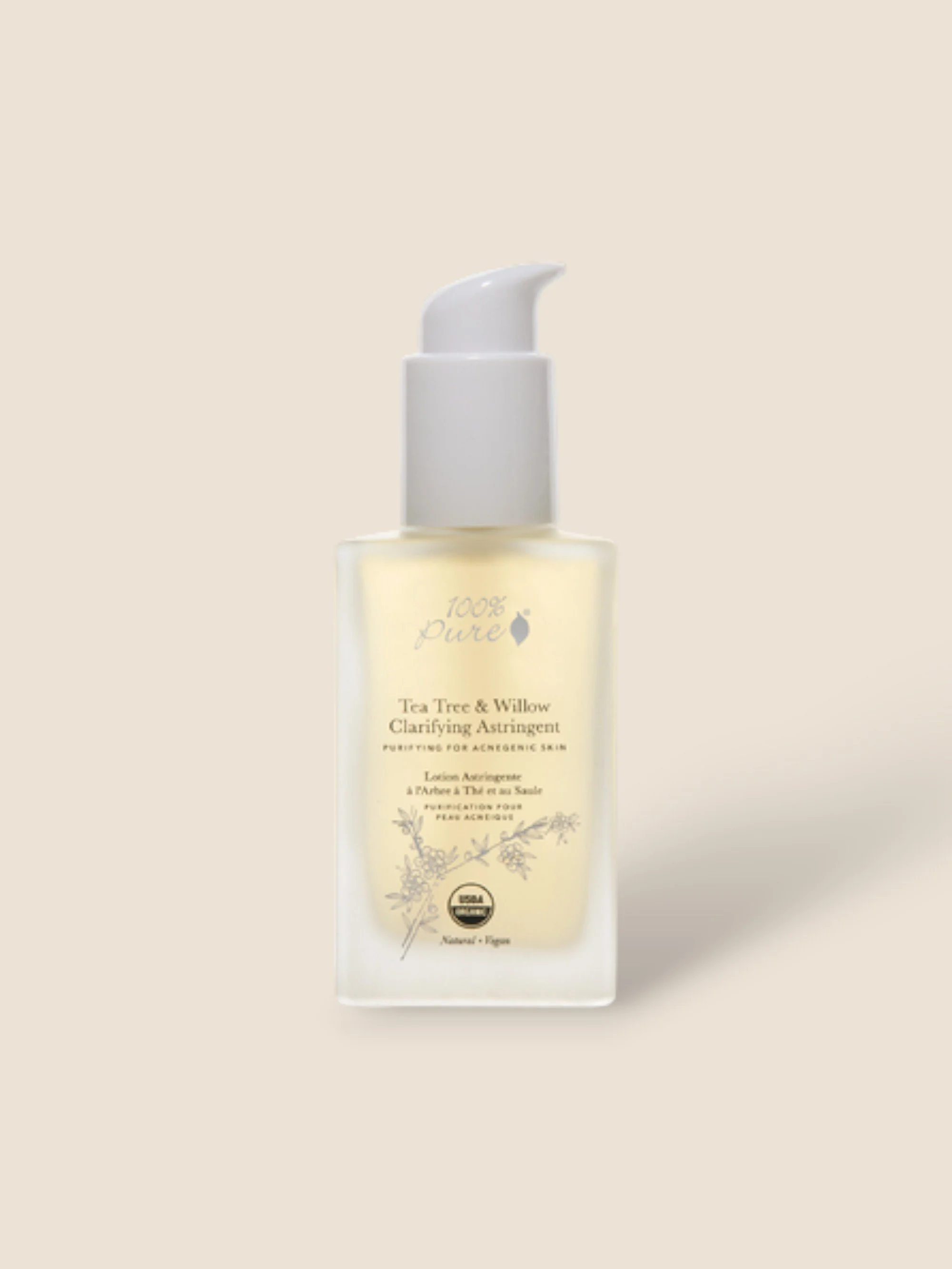 Tonique Clarifiant Arbre de Thé & Saule Blanc - 100% Pure