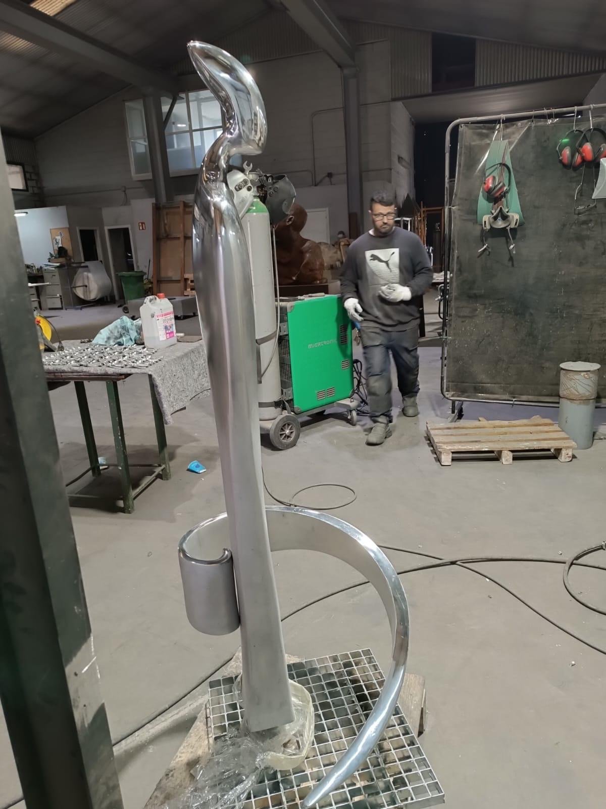 Ambrose | Fabricated Metal Sculpture Ireland | Irish Sculpture | Sandra Bell