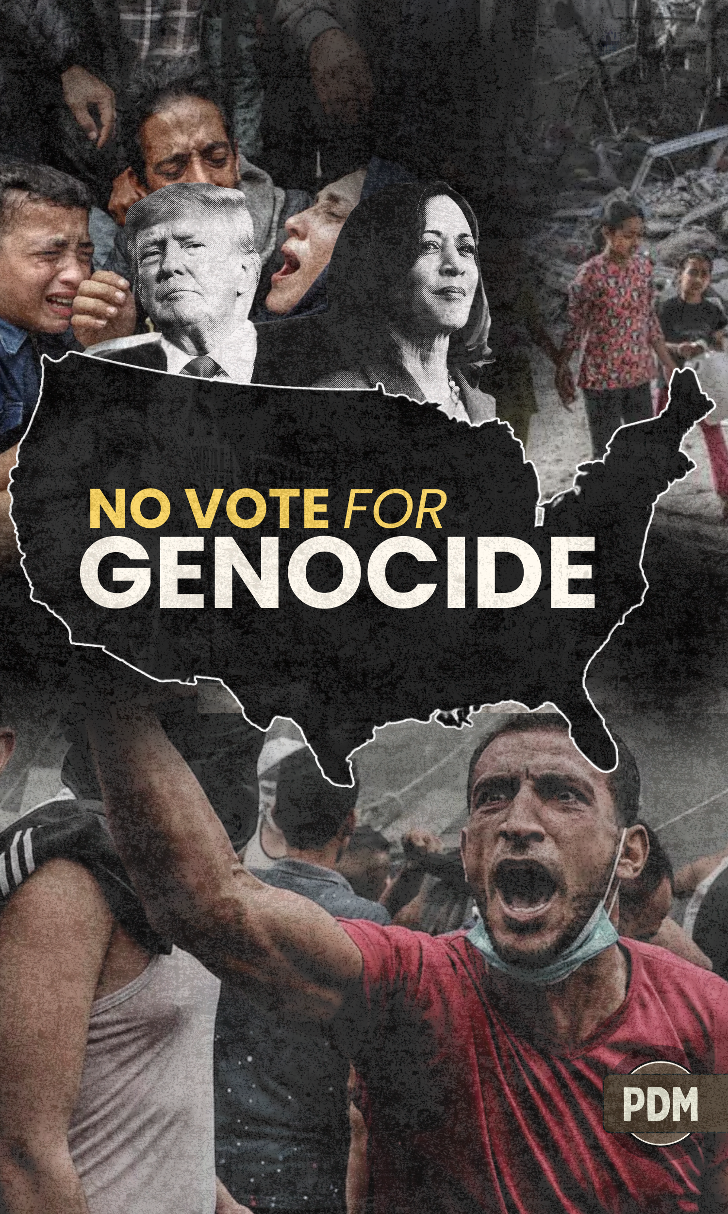 Kamala or Trump? No Vote for Genocide.