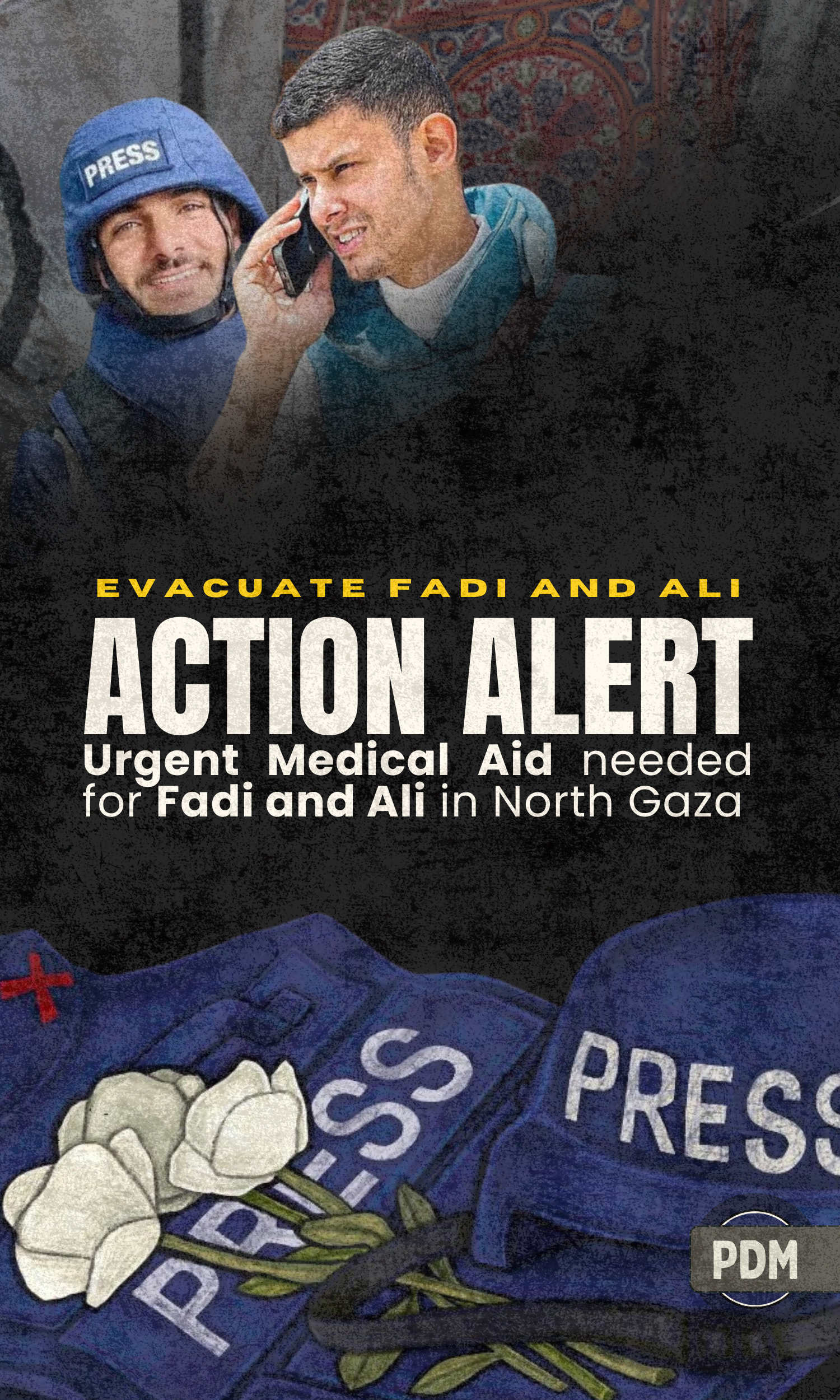 Evacuate Fadi and Ali Action Alert