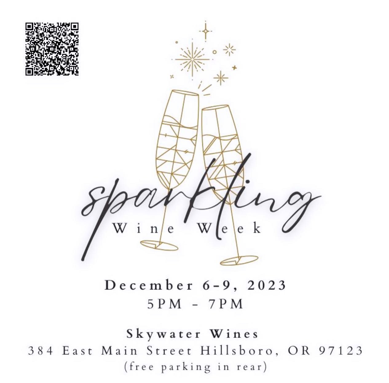 Looking forward to pouring bubbly @skywaterwines This Thursday 5-7pm! 

#oregonwine #oregonsparklingwine #champagne #italiansparklingwine #californiasparklingwine #lafayetteandwhitecellars #eocenewine #spanishsparklingwine #holidaywinetasting #welove