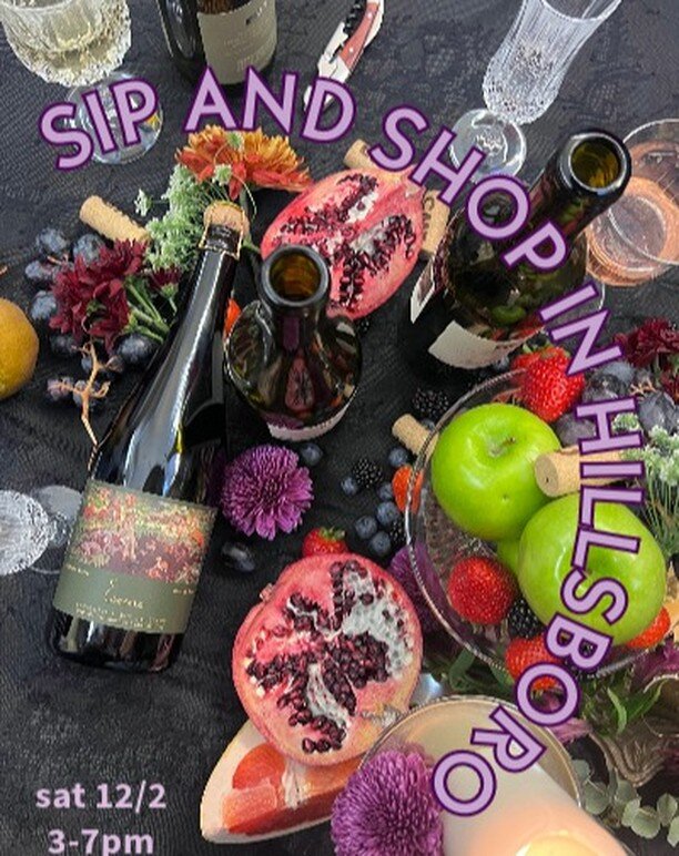 HILLSBORO SIP &amp; SHOP!! SAT 12/2

Come visit us @collectivemarketpdx Saturday 12/2 from 3-7pm to taste some sparkles and pick up some super cute local gifts for your friends and family! 

Click the link in my Bio to get your passport and see all t