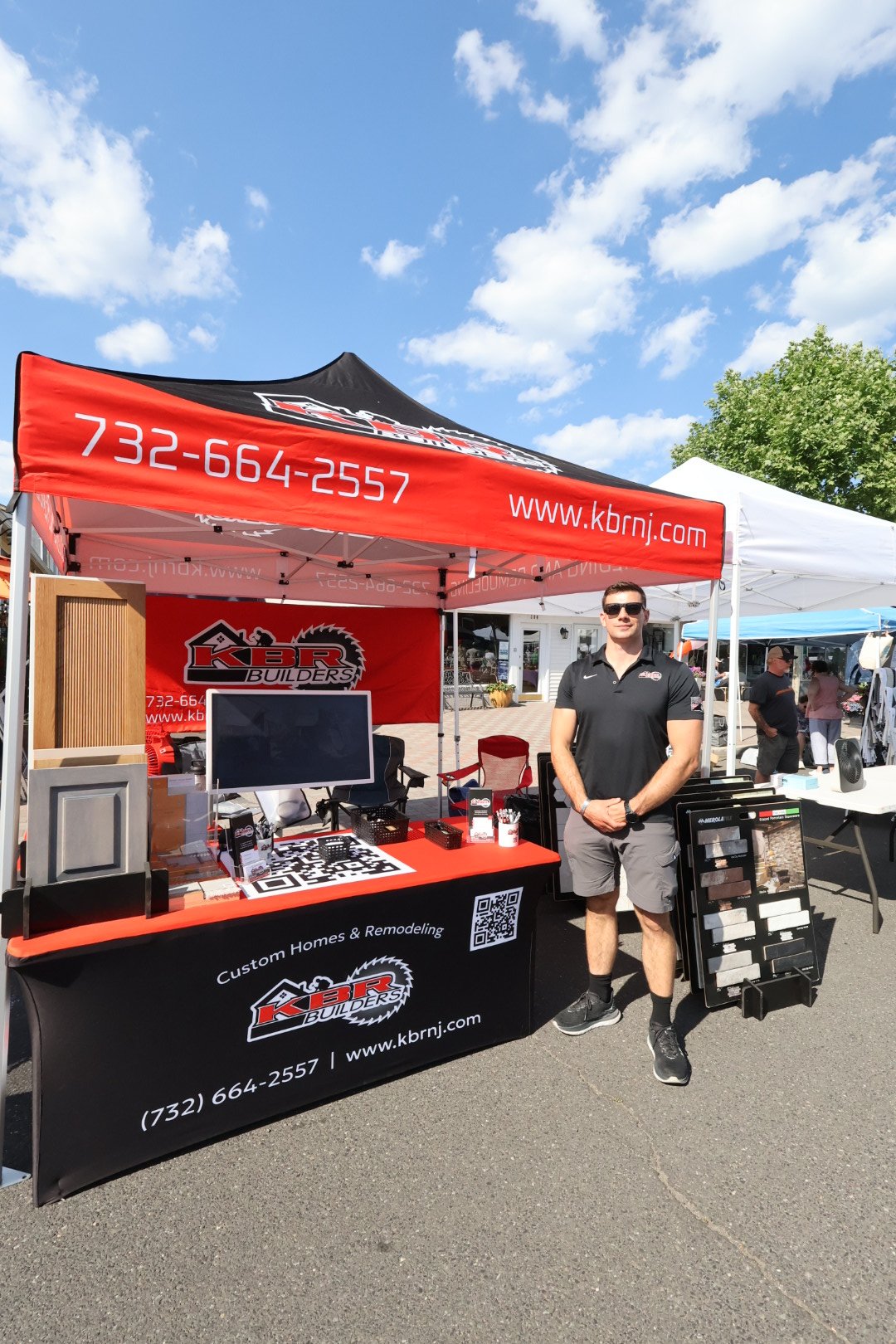 Robert Murphy of KBR Builders at the Spring Lake Irish Festival in Spring Lake NJ