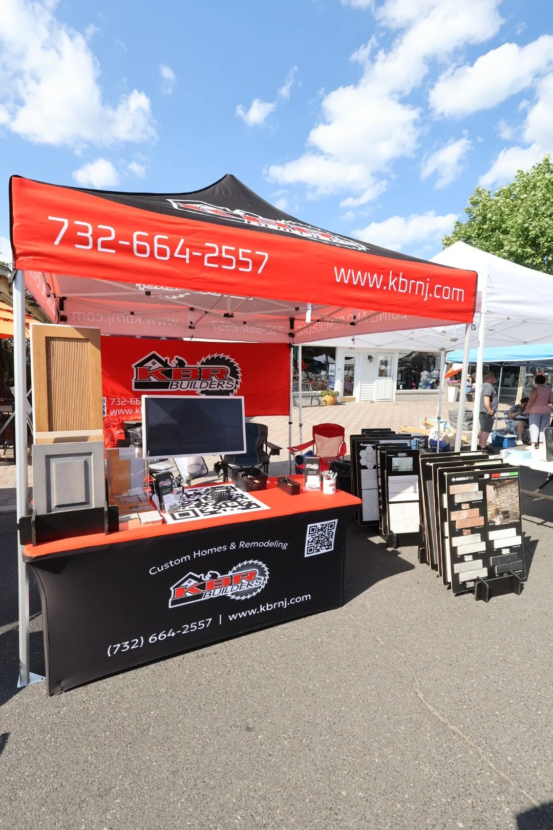 KBR Builders booth at the Spring Lake Irish Festival in Spring Lake NJ