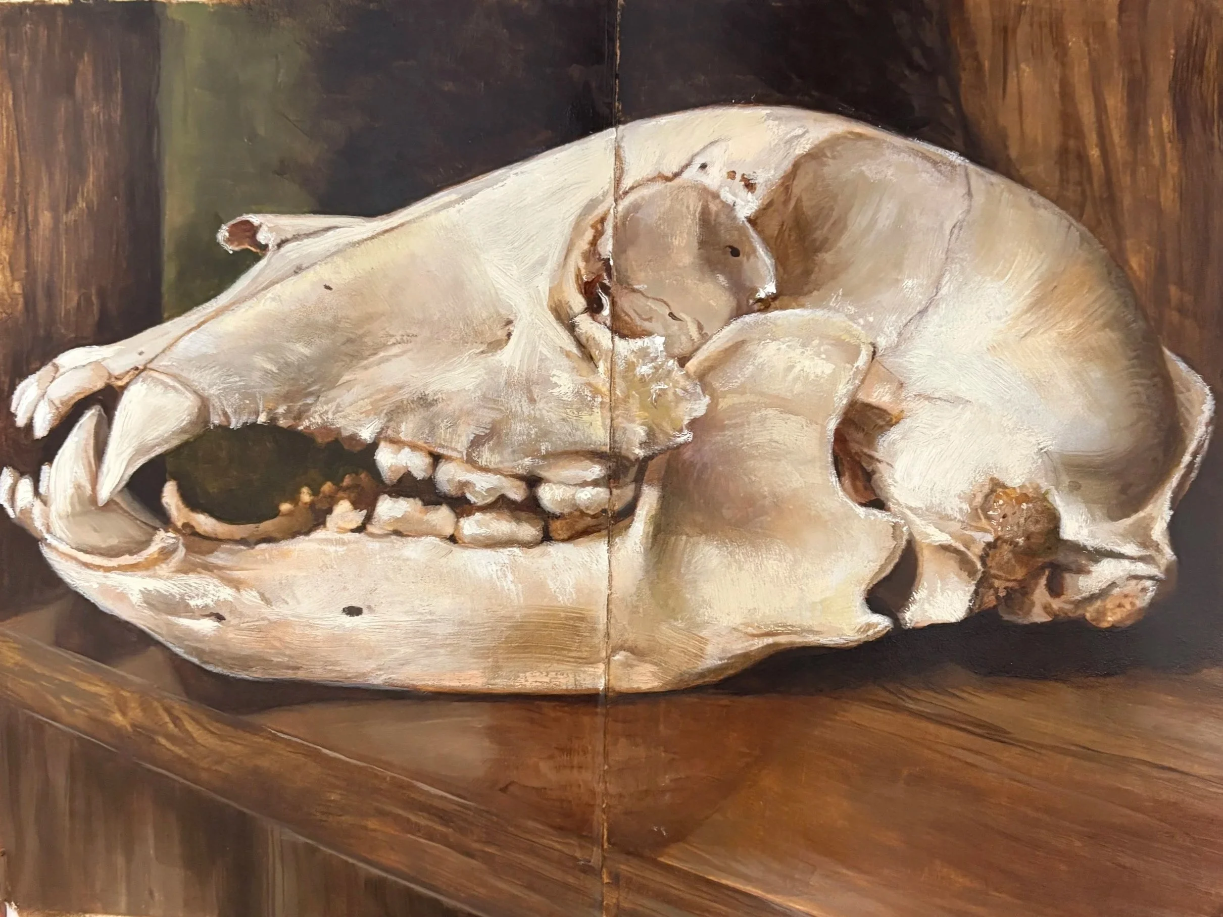 …oil on paper, 9.5” x 13.25”), 2025