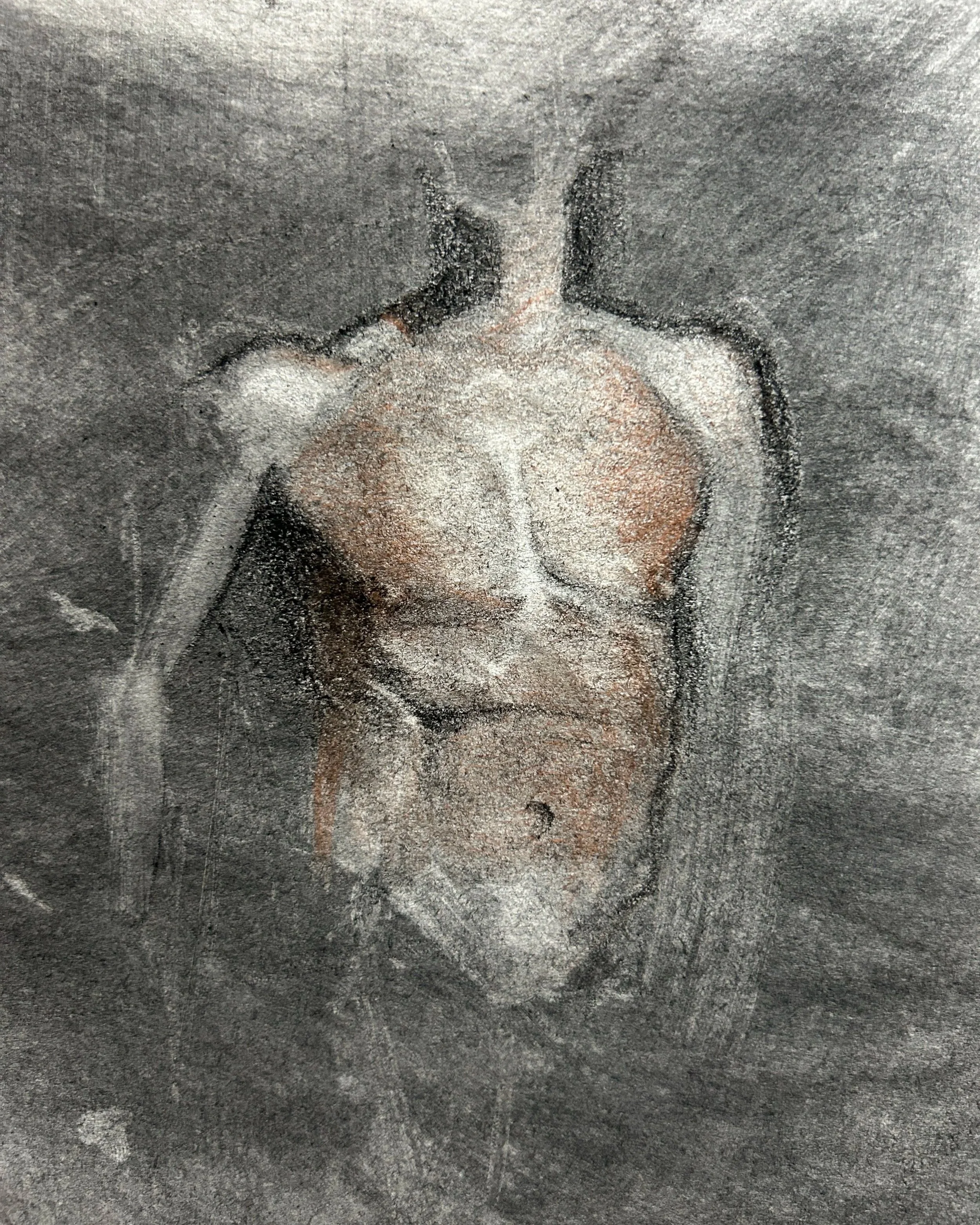 …mixed media on paper, 7.25” x 9.75”), 2025