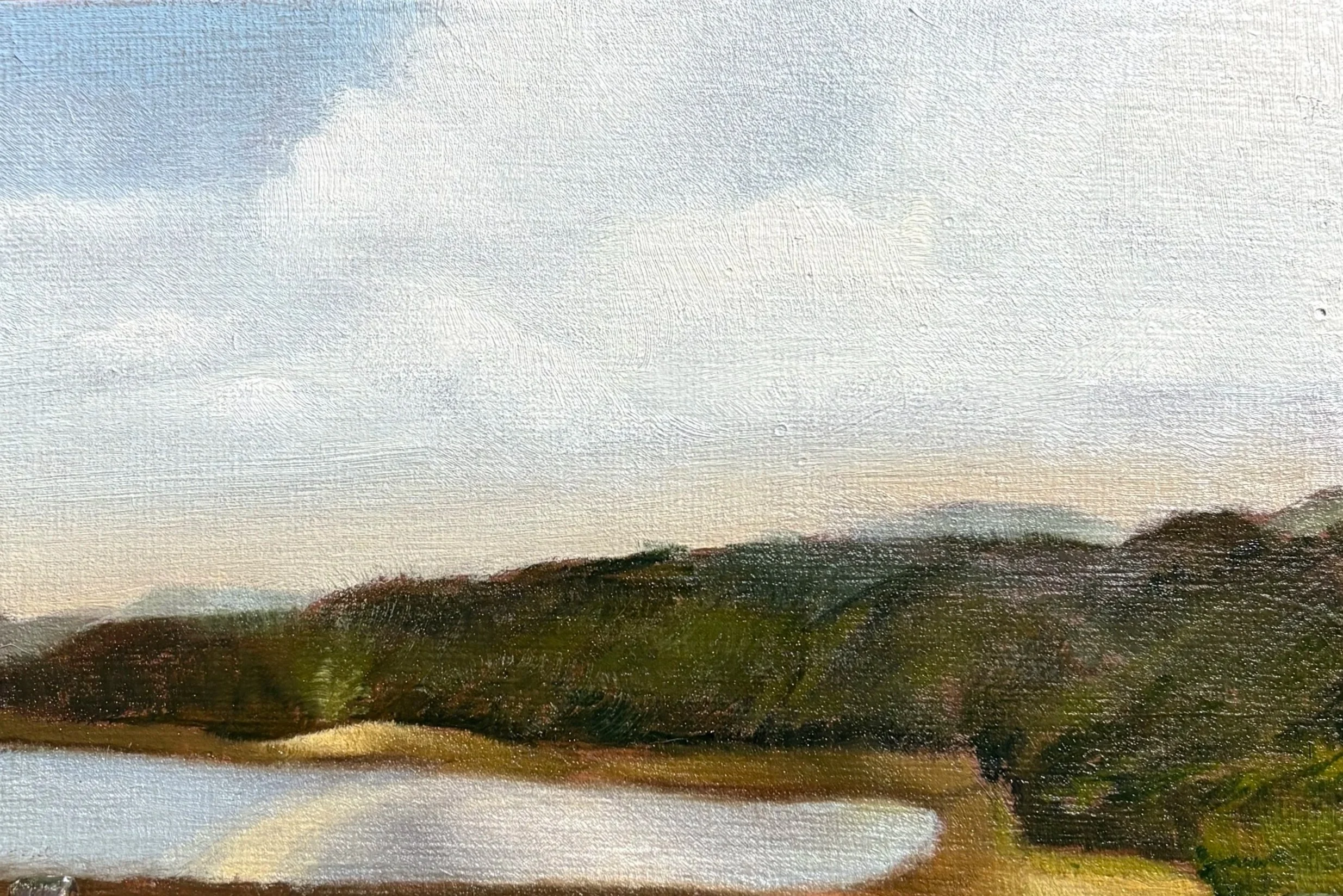 Pozo en Chiapas (oil on canvas mounted on board, 4” x 6”), 2025