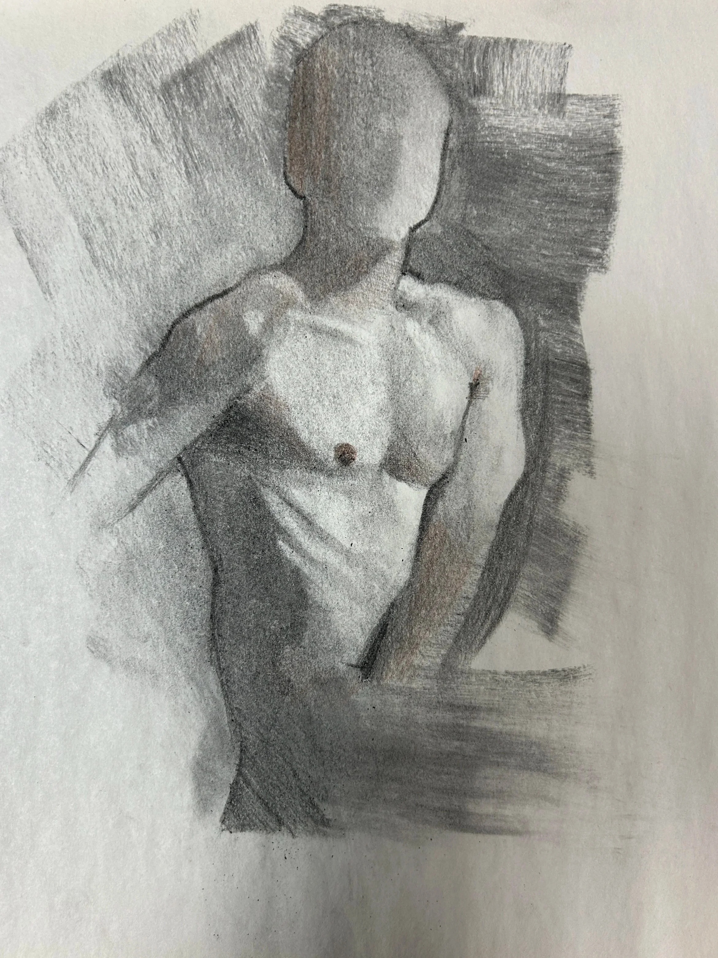 …mixed media on paper, 9” x 12”), 2025