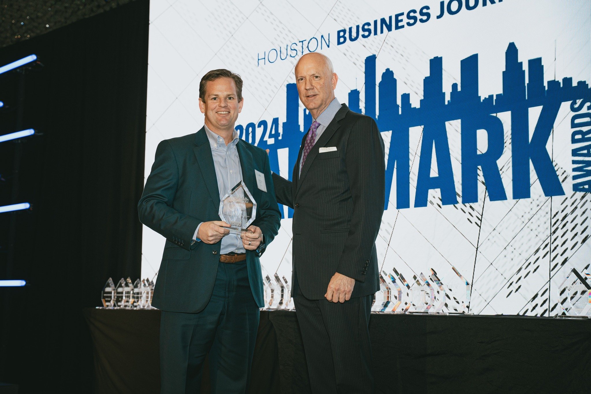 Last week we attended @houbizjournal 's Landmark Award event to celebrate The Great 290 Distribution Center as a finalist in the Industrial category. A big thanks to all the teams that played a part in making this a landmark for not only Pagewood but