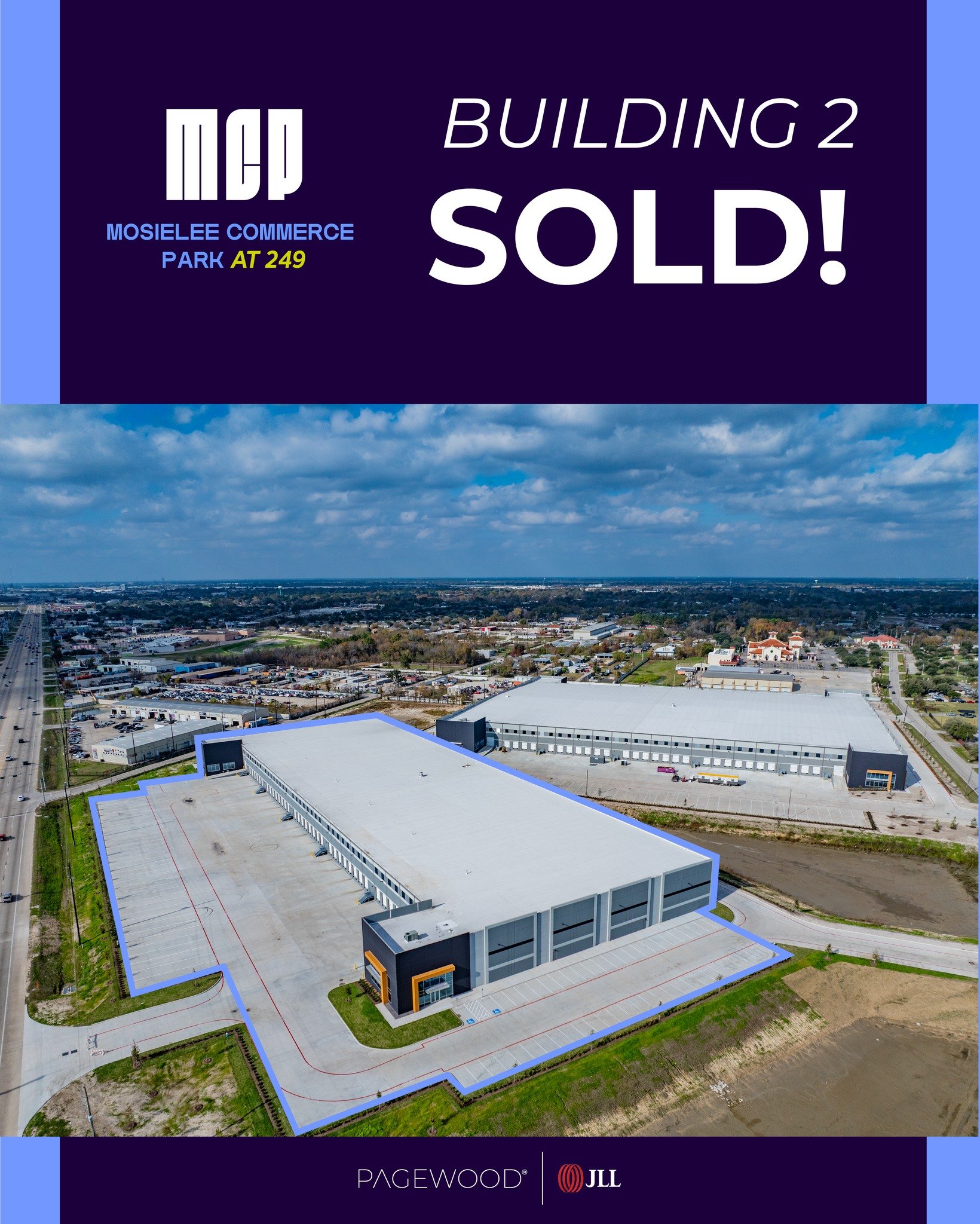 SOLD! We&rsquo;re excited to announce the sale of Building 2 at Mosielee Commerce Park to Southwest ADI. 

Strategically located along Highway 249 in northwest Houston, Mosielee Commerce Park is a Class AA, two-building industrial development totalin
