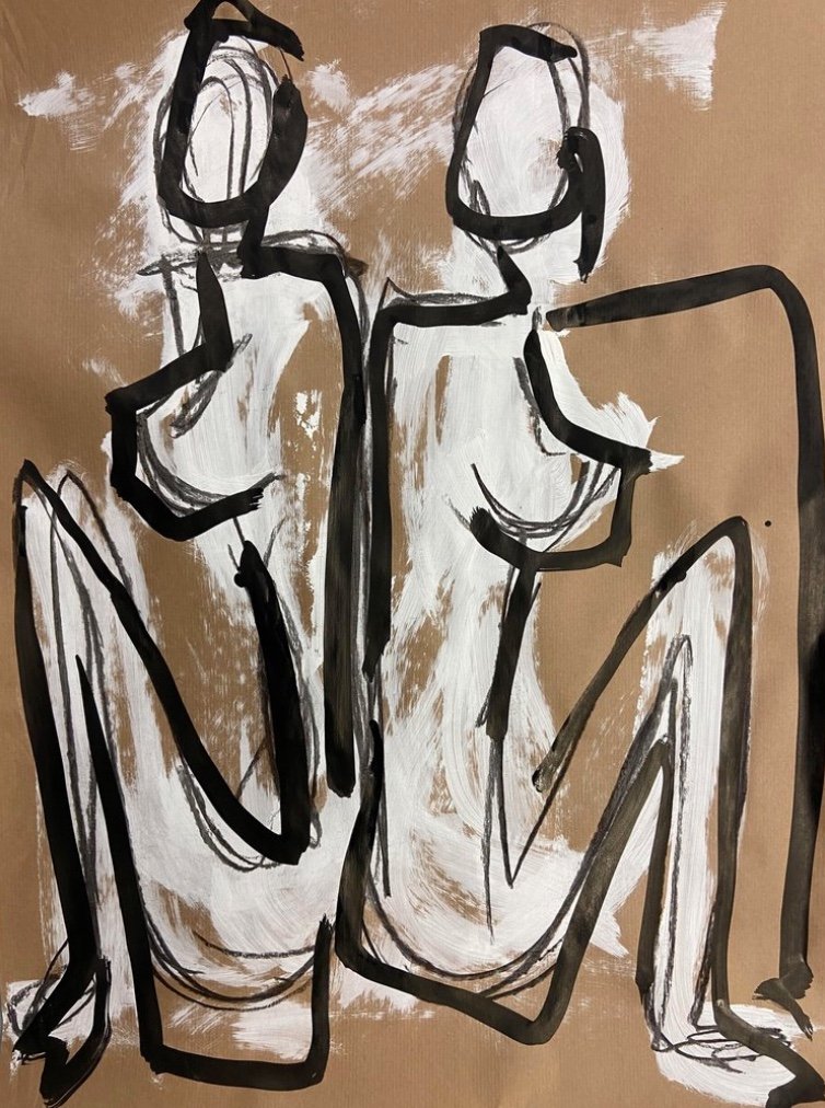Girls, the sketches untitled