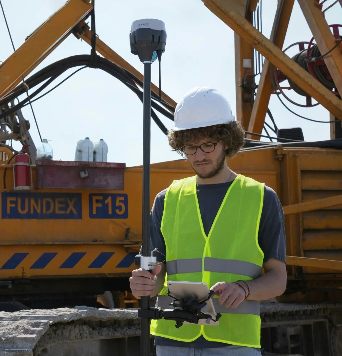 Field professional working on an Arizona property during site evaluation