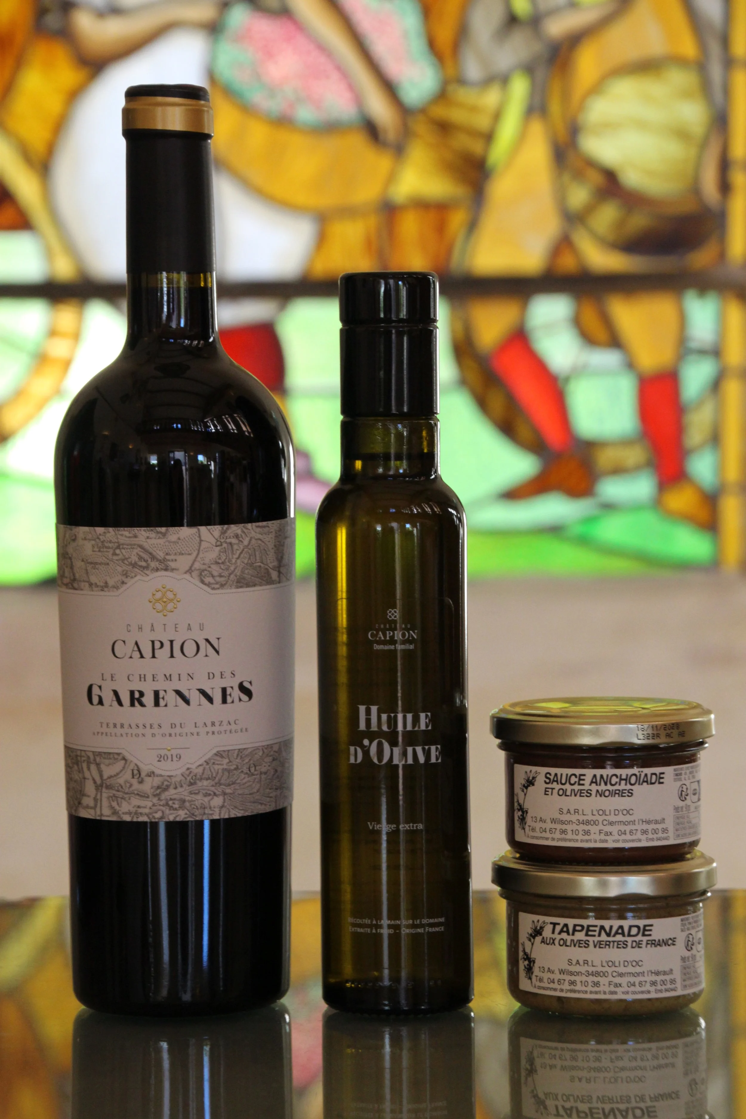 Coffret autour de l'olive