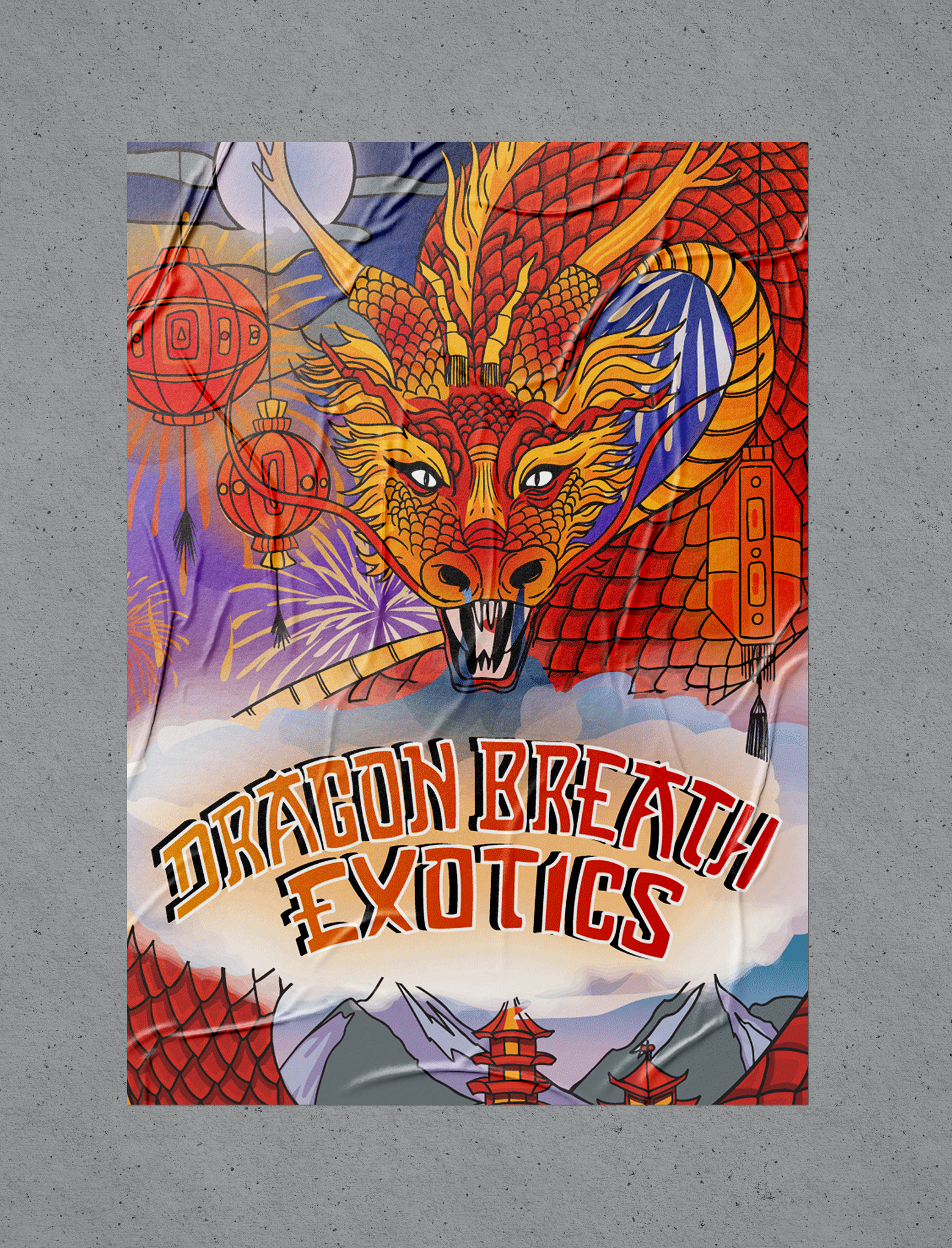 Digital Illustration: Year of the Dragon