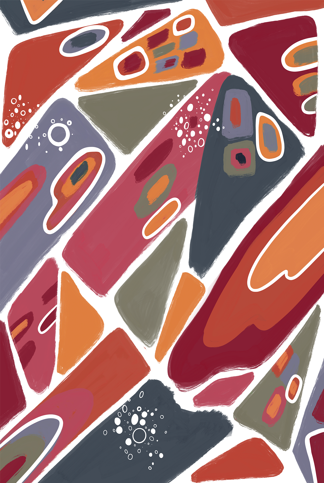 Abstract Pattern Illustrations | Illustrator | Procreate | 2023