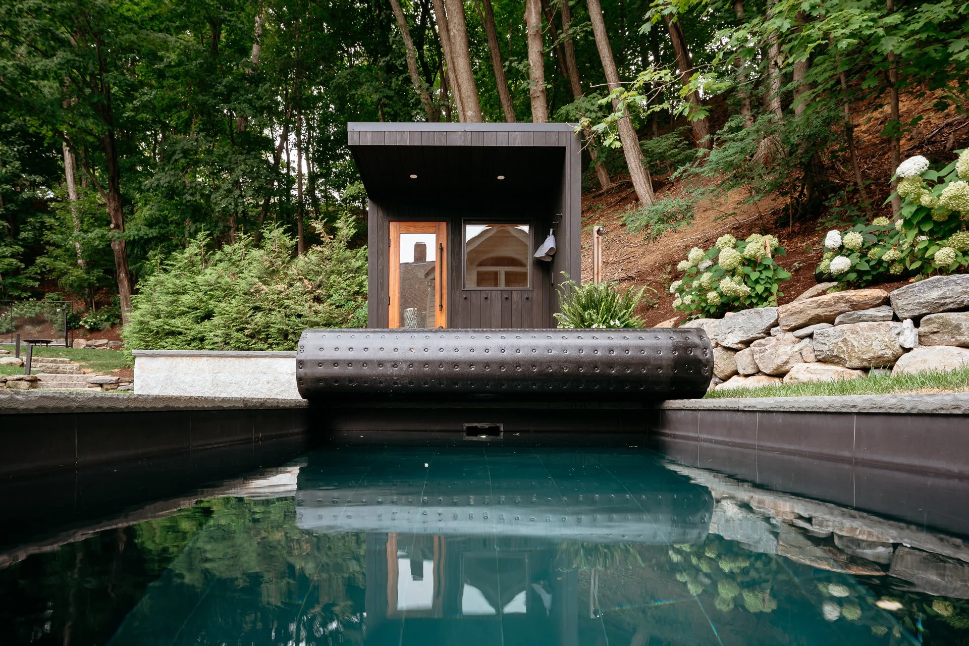 [flush][raised][fitness-wellness][dual-pools]SOAKE POOL, COLD PLUNGE, AND SAUNA FOR THE ULTIMATE WELLNESS ESCAPE.