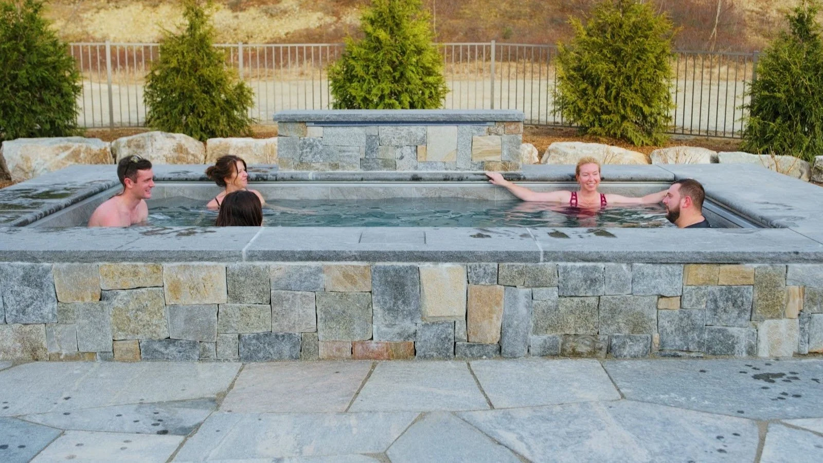 A Full Plunge Soake Pool is the capstone of a hugely popular oasis.