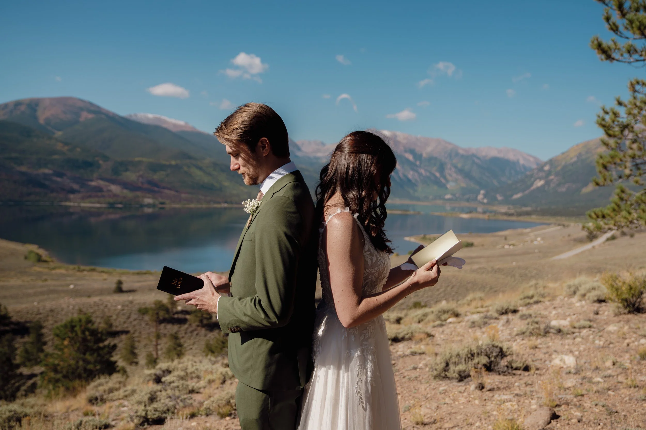 Sarah + Collin | Colorado Adventure Elopement:  Hike to Dinner at 10,800 Feet