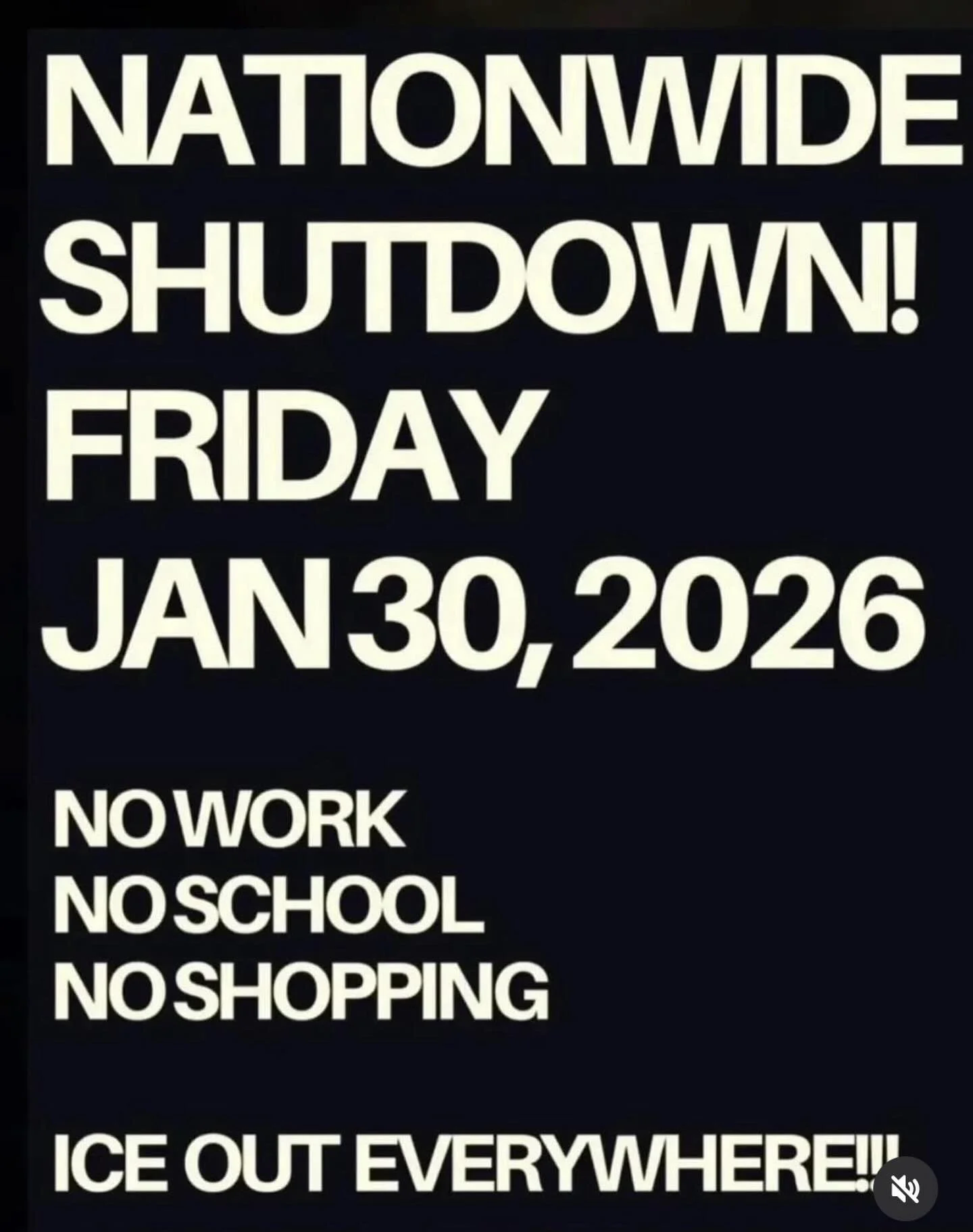 Party team has unanimously voted to shut it down this Friday for  the Nationwide Strike- no business as usual!

ICE OUT EVERYWHERE