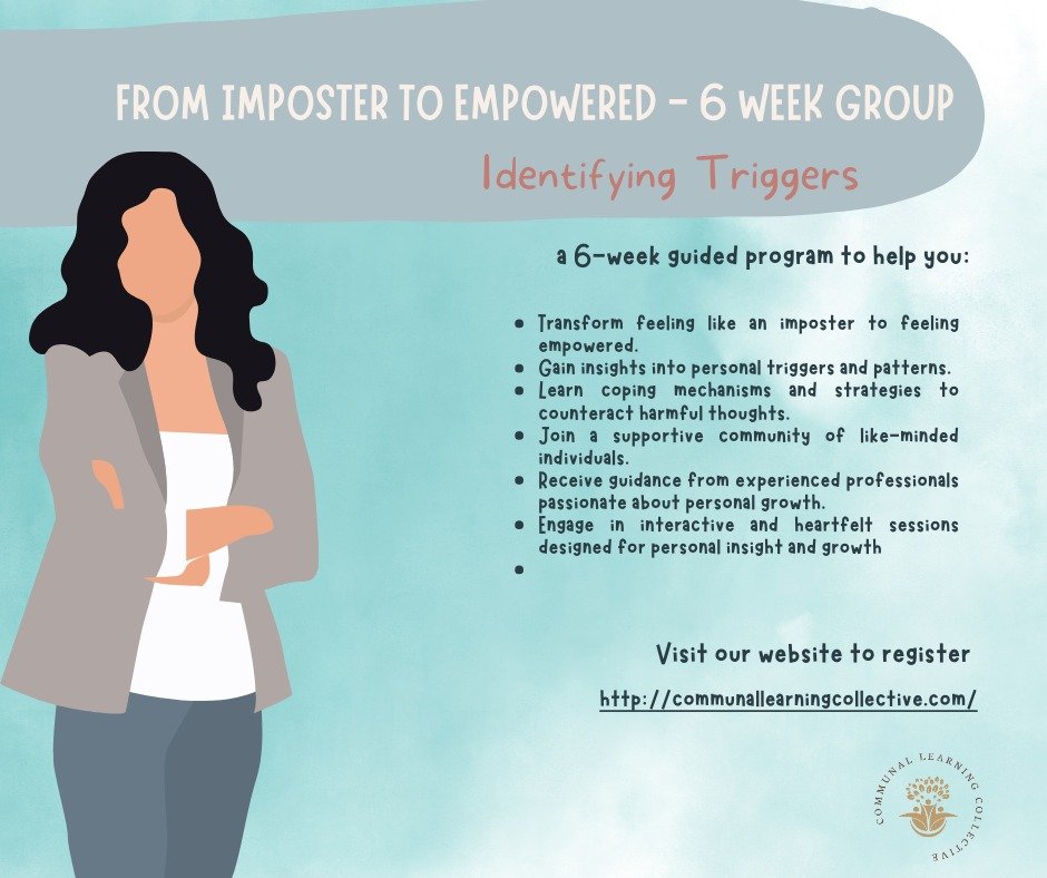 Quick poll: Have you ever downplayed your achievements, thinking it was just luck?  If that hit home, our group is where you need to be. Let's turn that luck into undeniable skill together.

Join our 6-week Imposter to Empowered group, together we wi