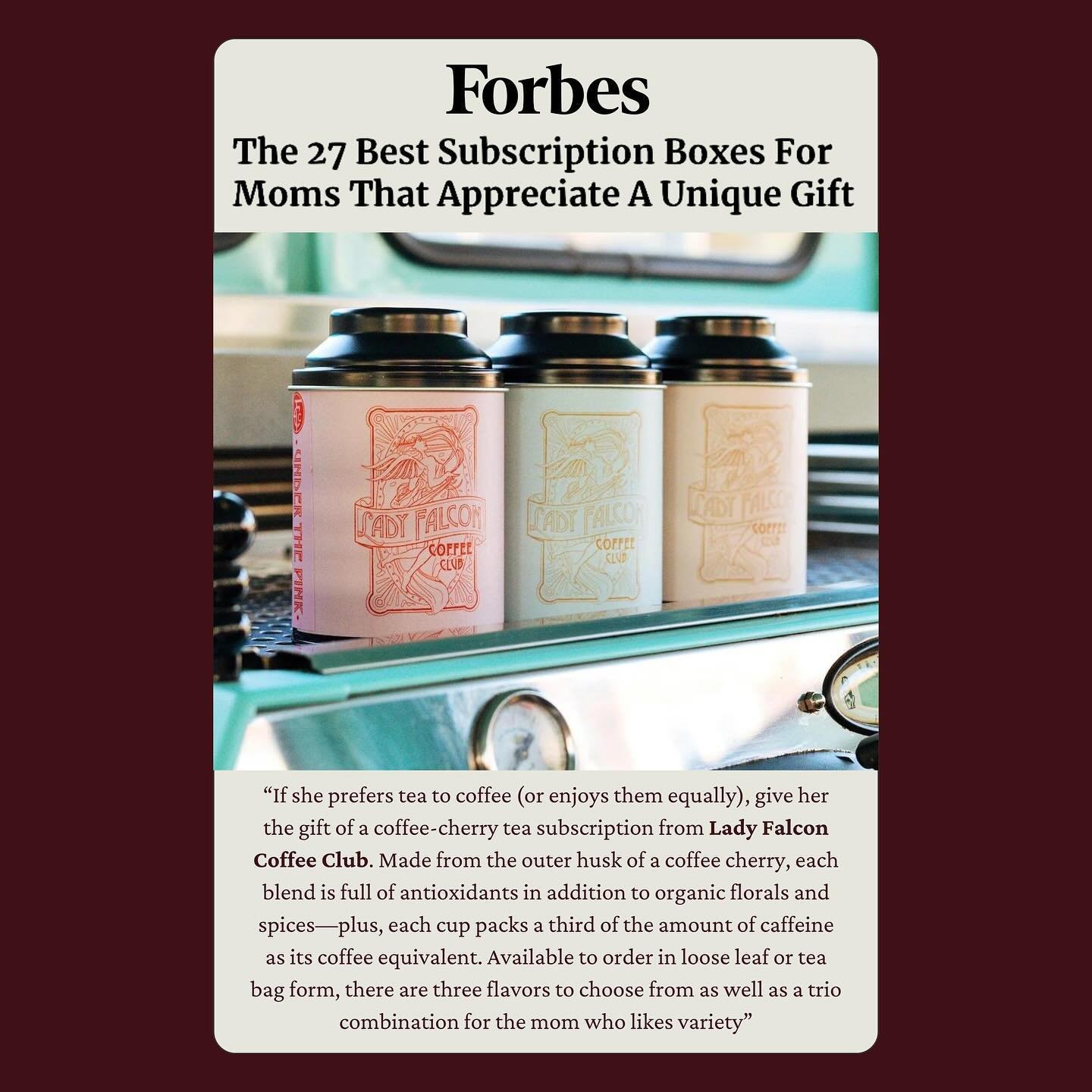 Hard to believe we&rsquo;re already closing the book on Mother&rsquo;s Day 2024. We&rsquo;re concluding our celebration with a few exciting press placements featuring amazing gift sets from two fabulous brands! 

Proud to showcase the delightful Lady