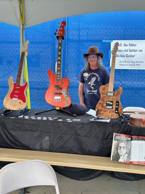 Robert Weber, luthier of Stolen Guitar Co.