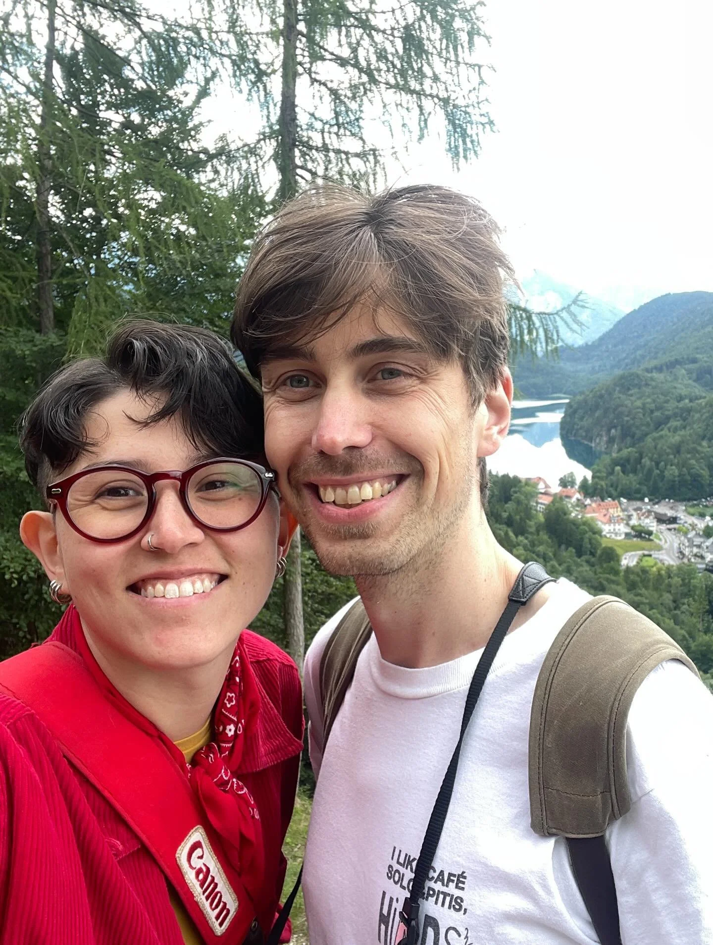 Hi I fell in love and we went to Europe