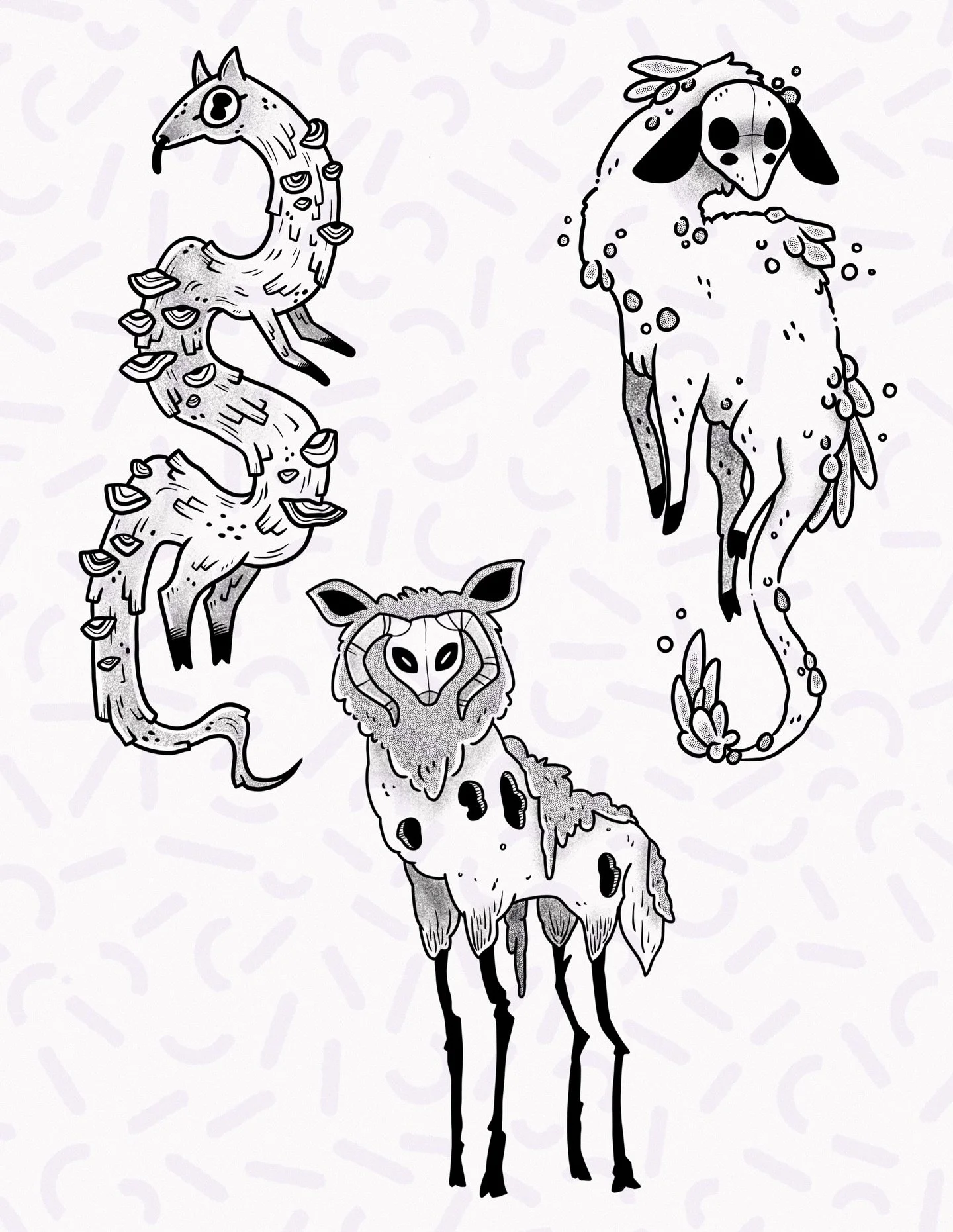 NEW FLASH! I told you that I'm having lots fun drawing these whimsical little creatures 🥰 Each design is non-repeatable, so fill out the booking form in my bio if interested!

I'm willing to do these discounted if you're in New York City and you wan