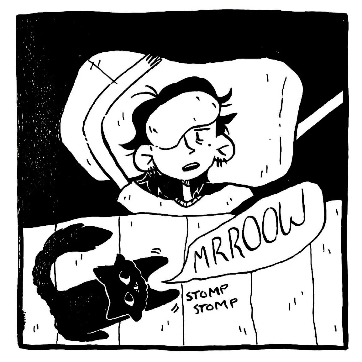 Evenings with the love of my life.
How does your cat snuggle up with you at night?