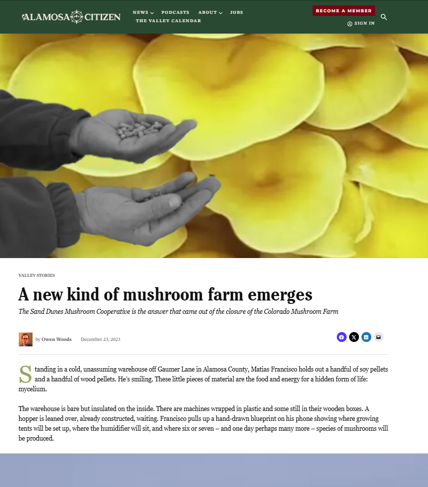 Alamosa Citizen Article 12/23/23