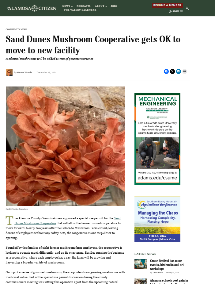 Alamosa Citizen Article