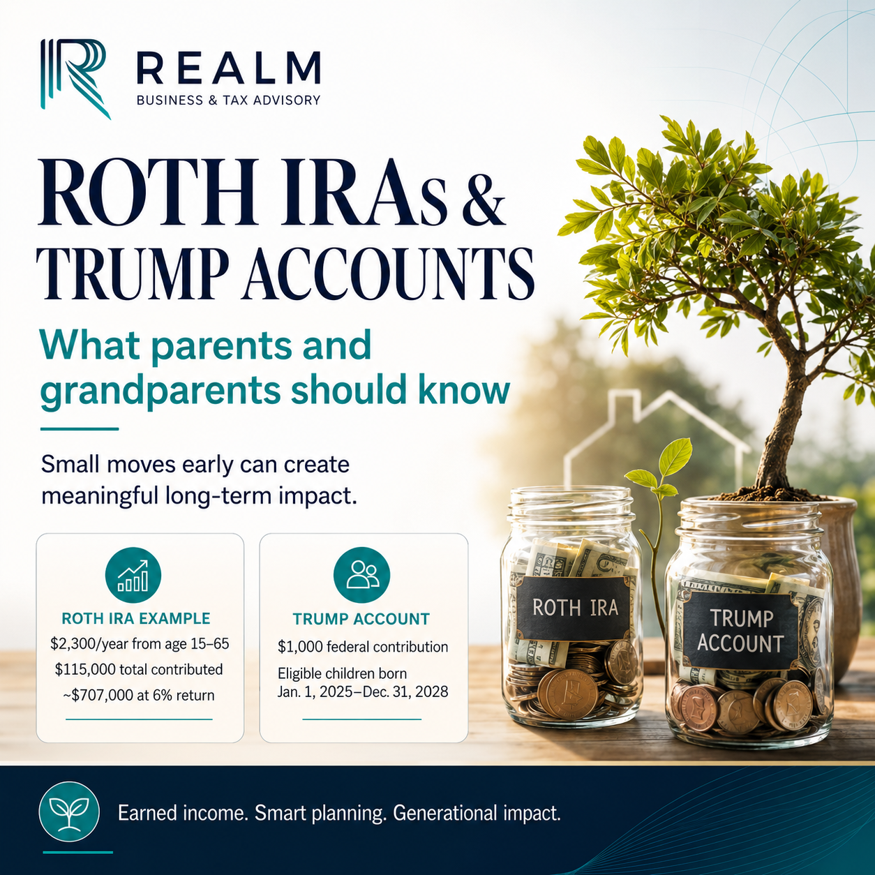Roth IRAs, Trump Accounts, and the Planning Lesson Parents and Grandparents Should Not Miss