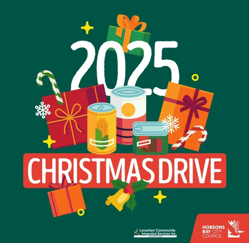In the spirit of giving, Hobsons Bay City Council and Laverton Community Integrated Services Inc. are holding a Christmas Drive to help bring a little cheer to local families in need this festive season ✨⁠
⁠
Donations of items such as non-perishable 